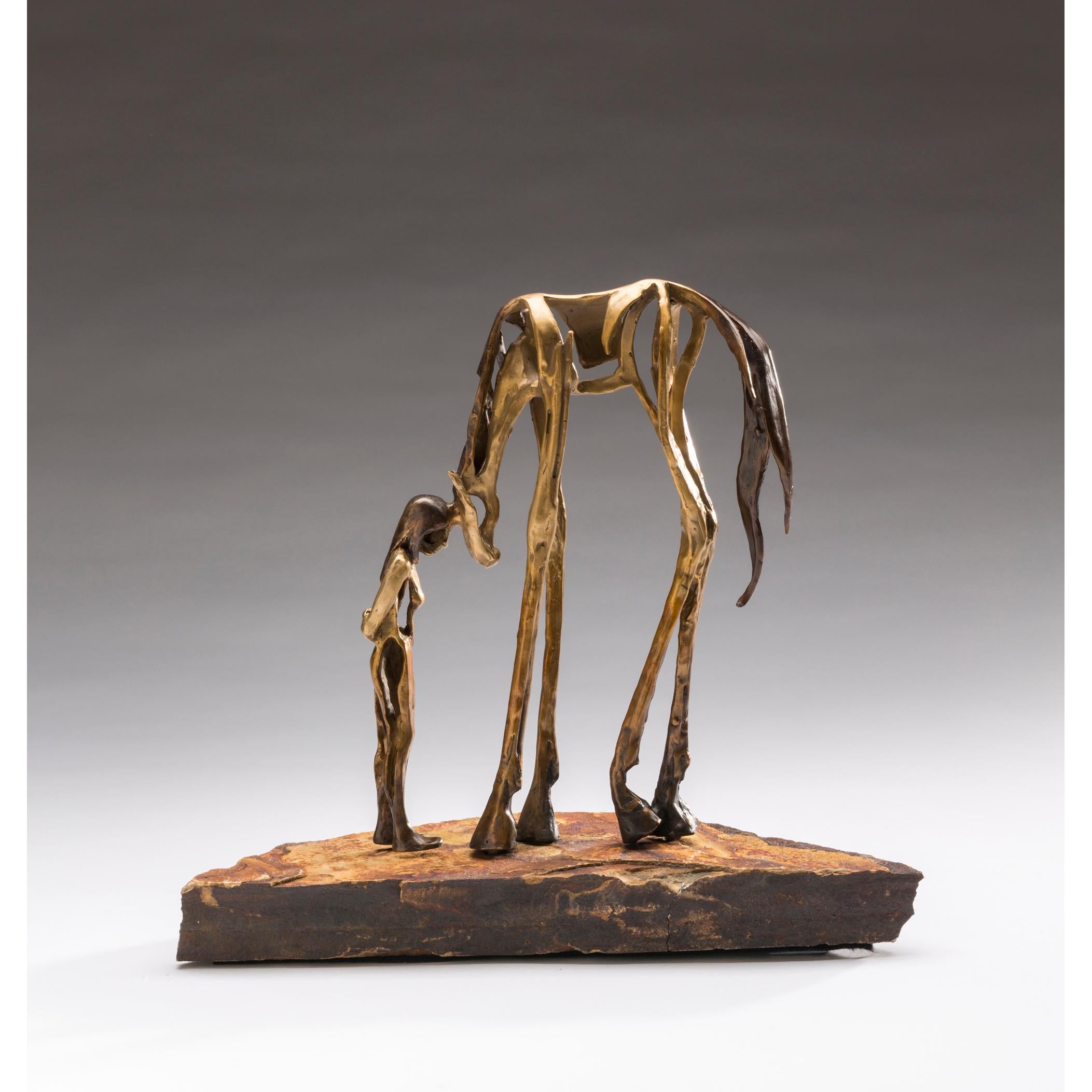 Sandy Graves Figurative Sculpture - Connect 22/35