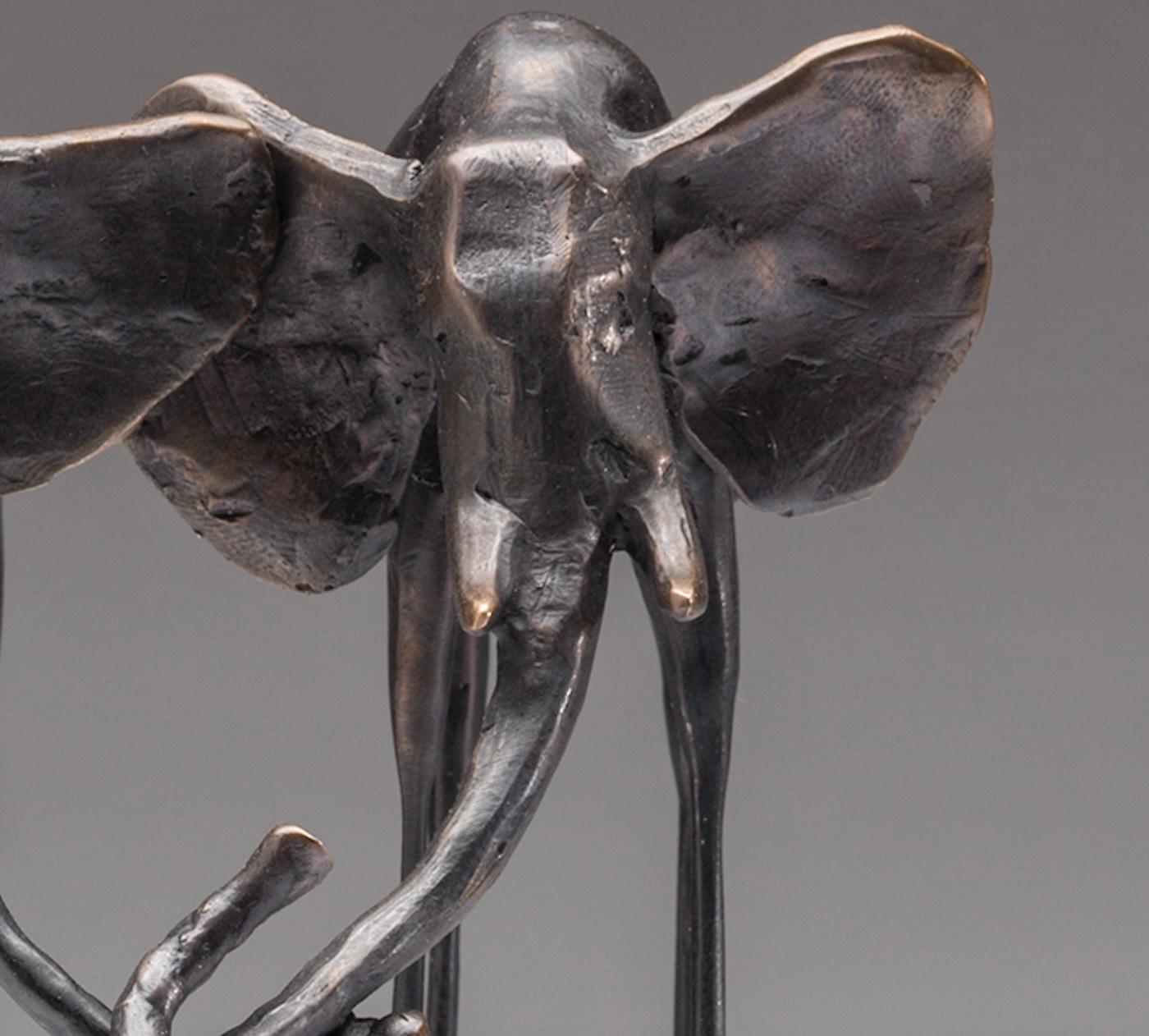 Elefantes - Bob y Mary 23/150 - Sculpture Contemporáneo de Sandy Graves