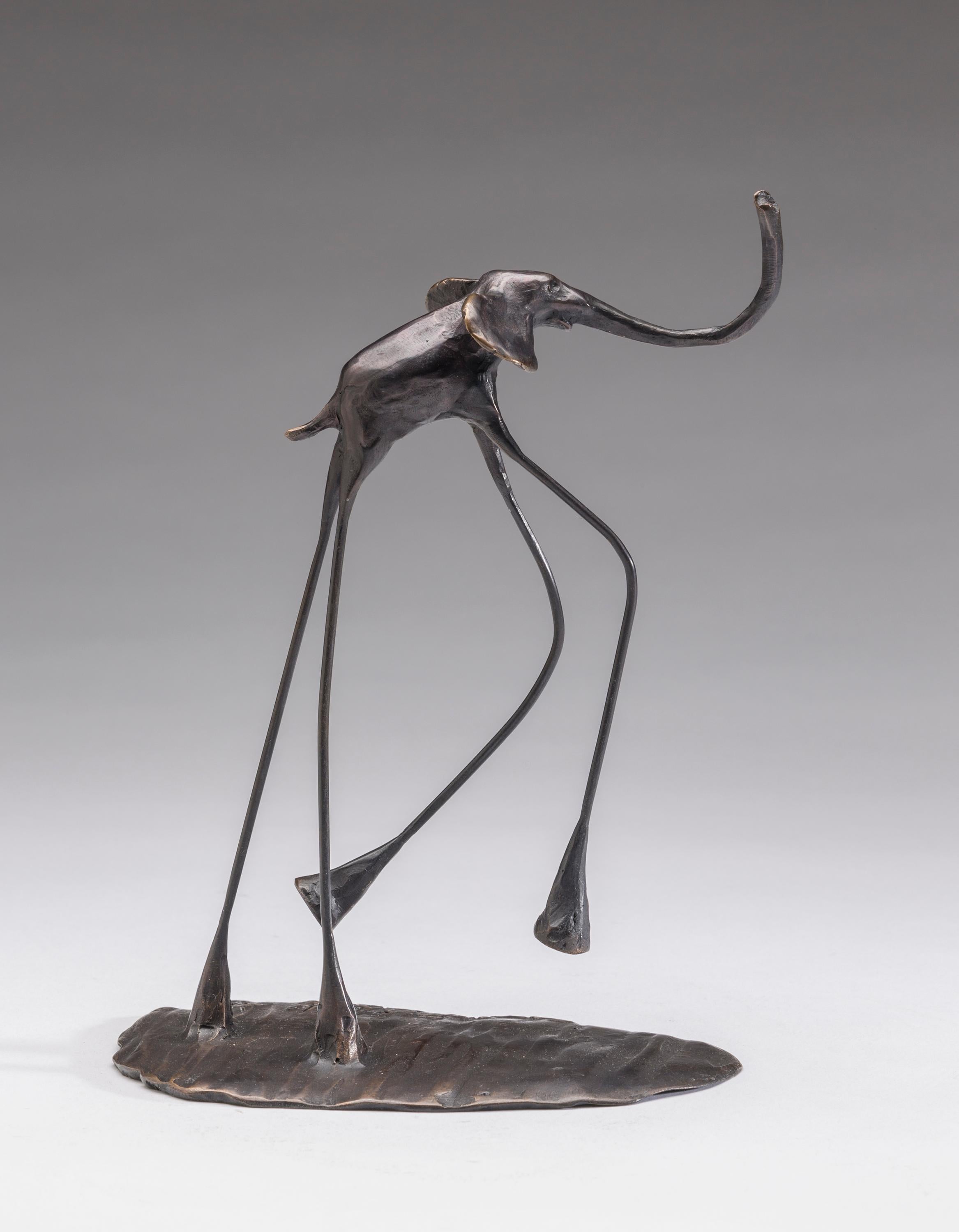 Sandy Graves Figurative Sculpture - Elephants - Rex 22/150