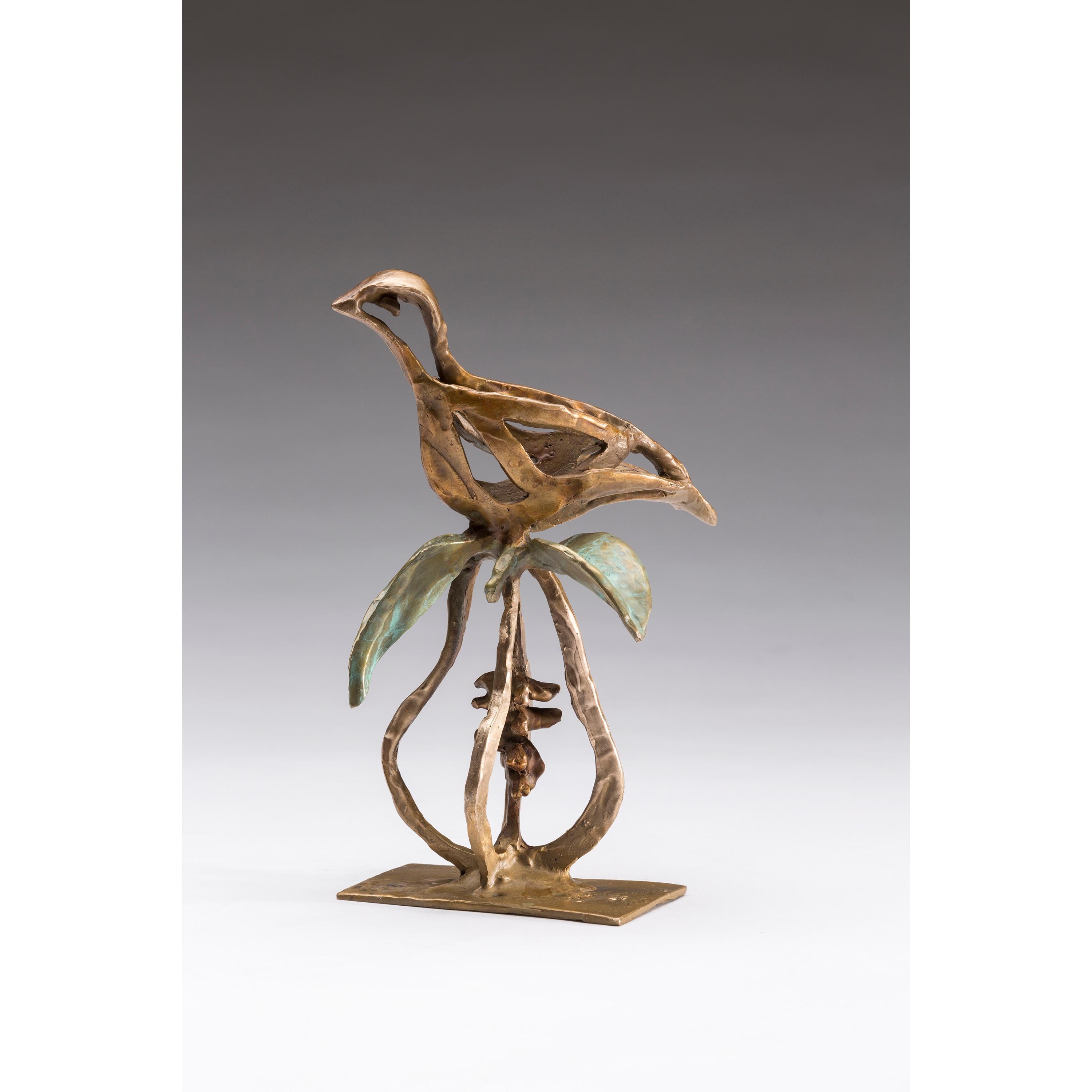 Sandy Graves Figurative Sculpture - Partridge on a Pear 20/100