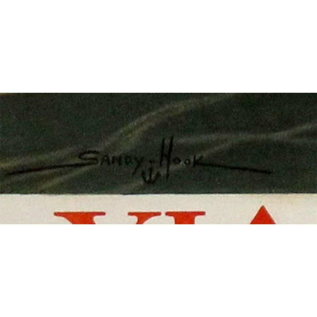 CIRCA 1920 Reiseplakat von Sandy Hook - South Eastern & Chatam Railway - Paris im Angebot 1