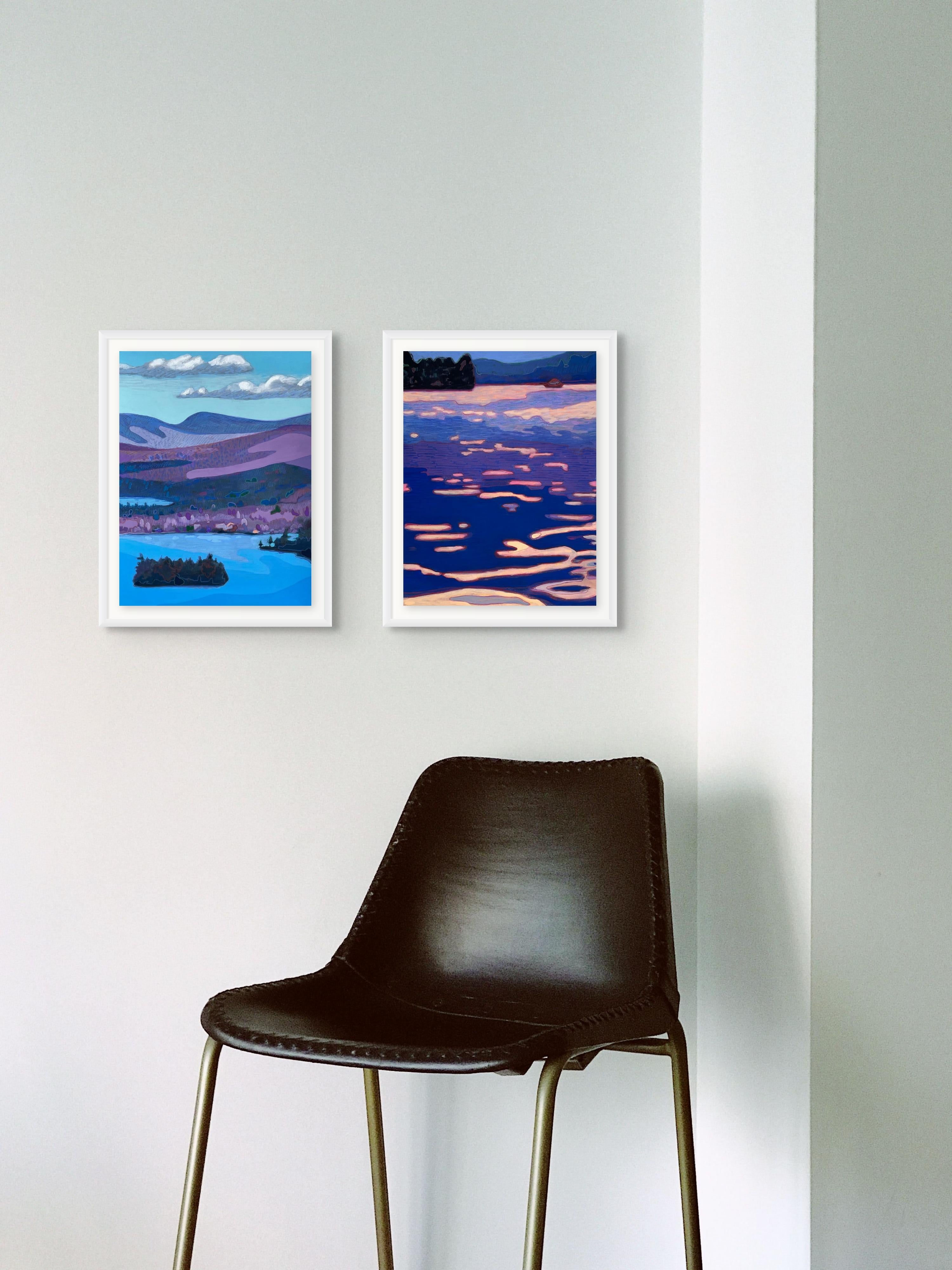 Lake Ling - Painting by Sandy Litchfield