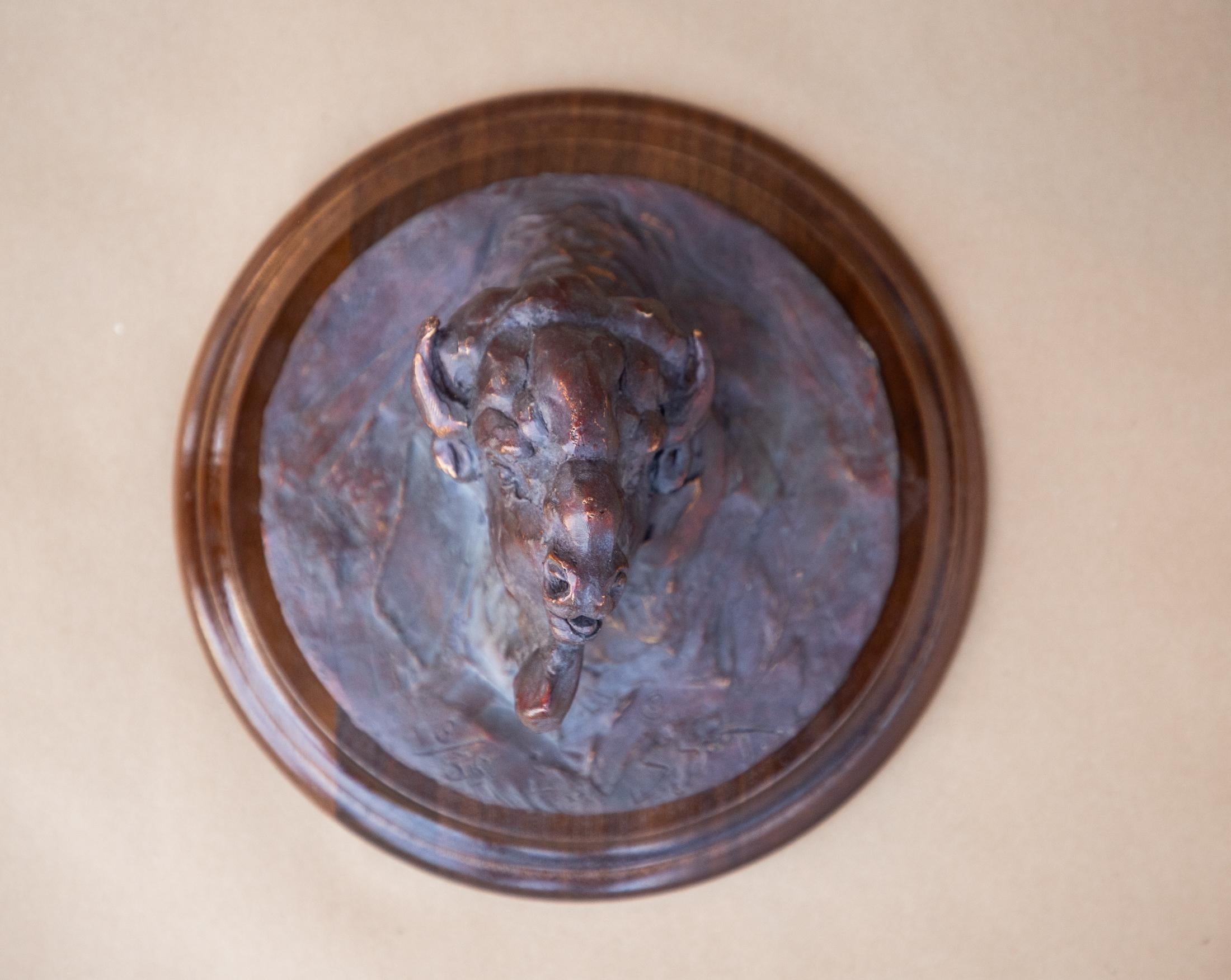 Signed/inscribed by Artist on bronze base of piece with edition number.
3/35