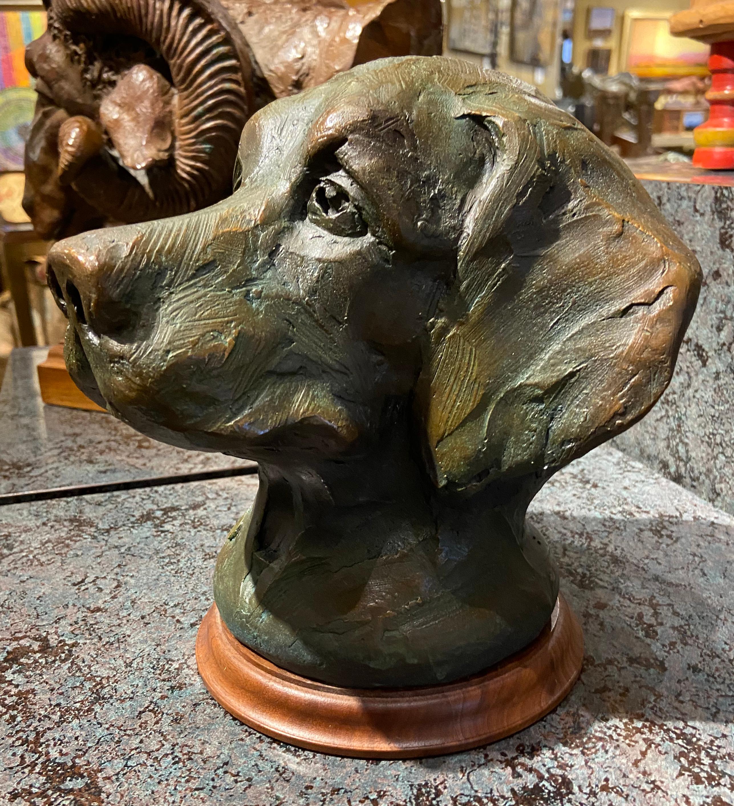 Heart Dog - Sculpture by Sandy Scott