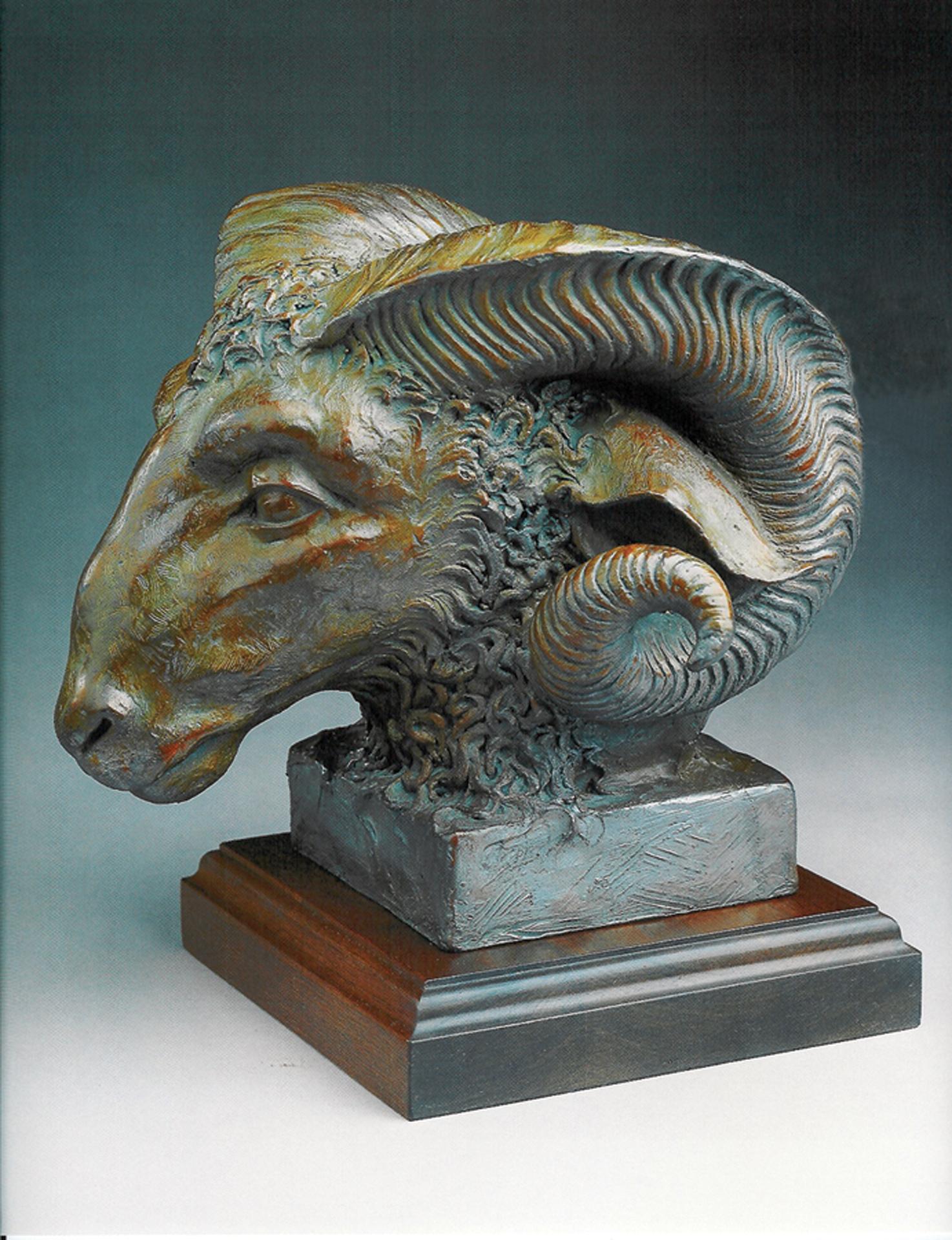 Sandy Scott Still-Life Sculpture - Ram of Mendes