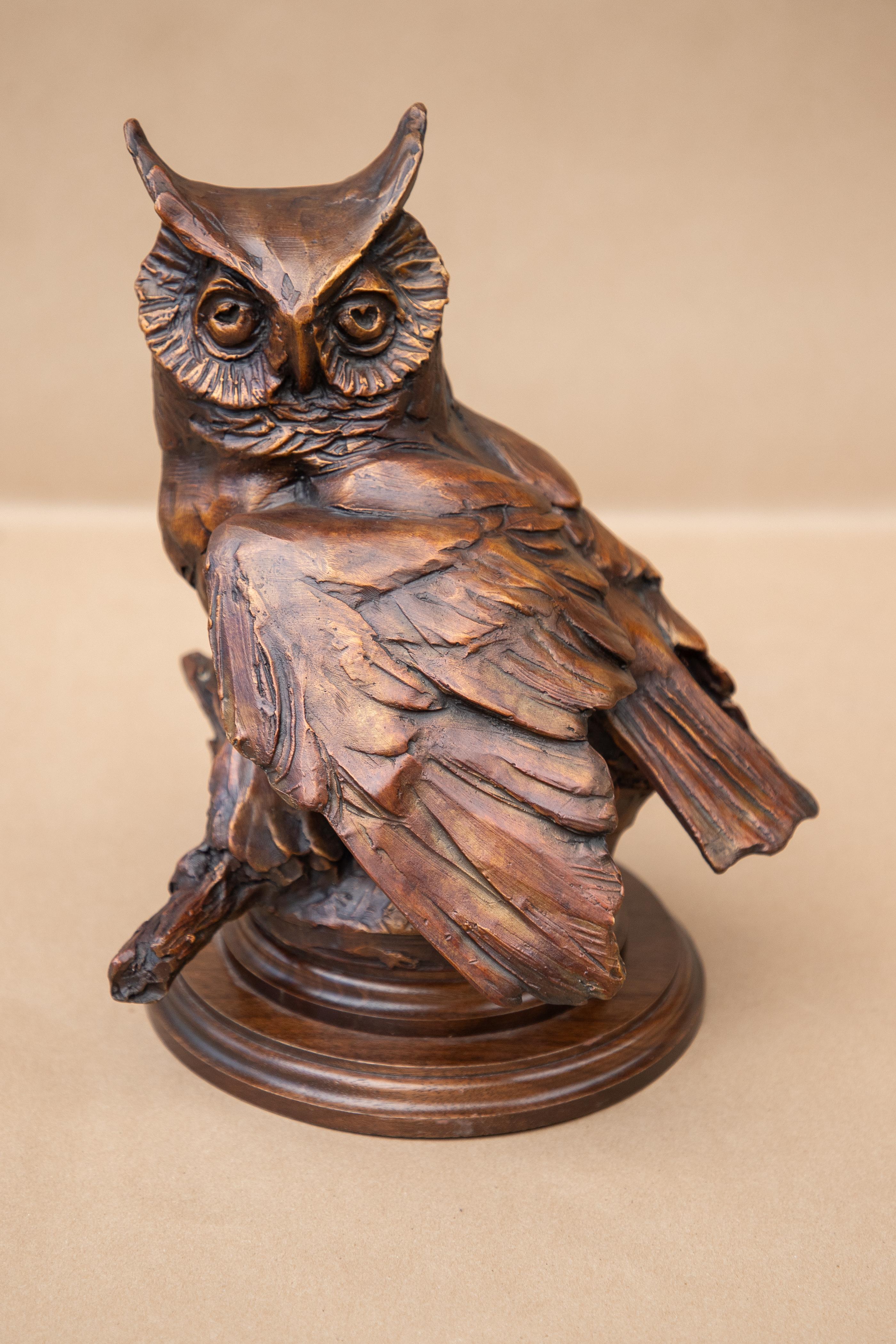 Chouette effraie - Sculpture de Sandy Scott