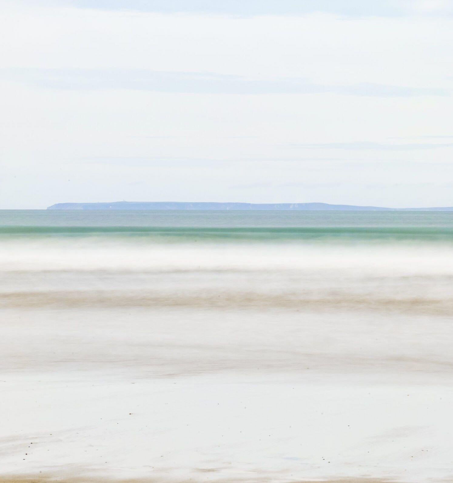Lundy Lines, Merge - Fotografia contemporanea su carta di bambù awagami washi - Print Contemporaneo di Sandy Steele-Perkins