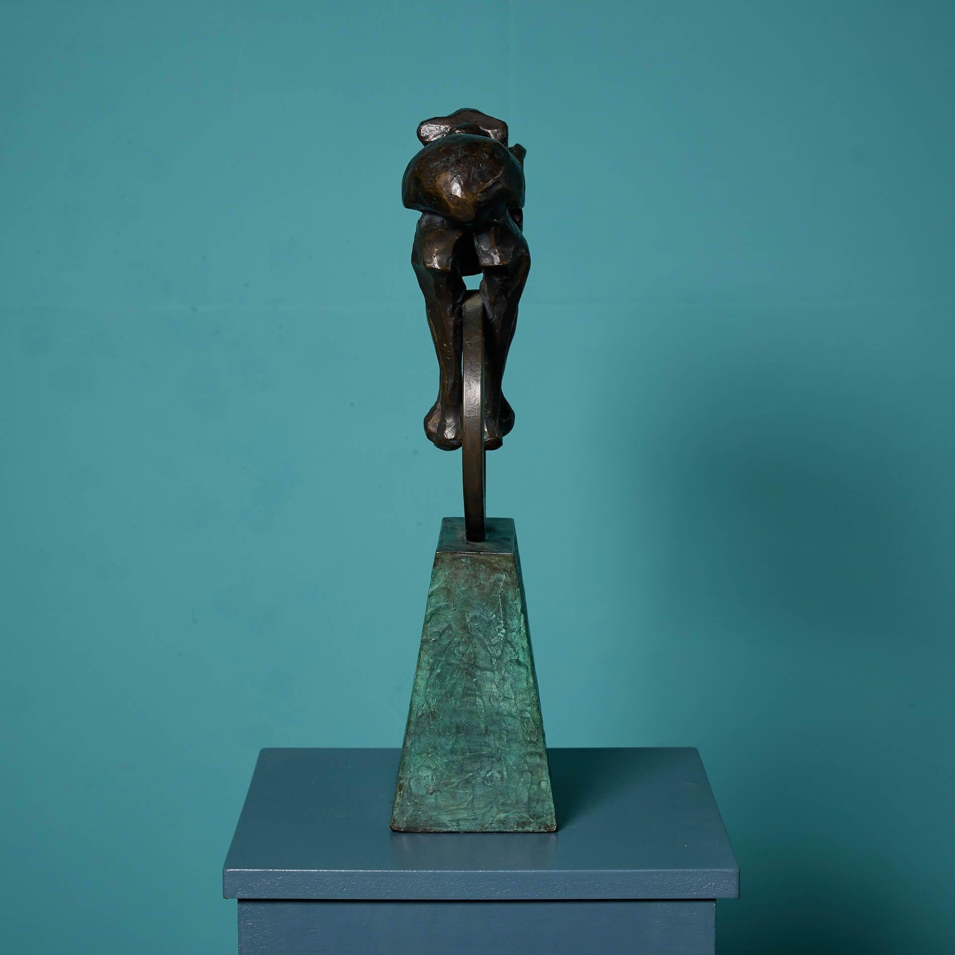 20th Century Sanford Decker (1972) Contemporary Bronze Abstract Sculpture For Sale