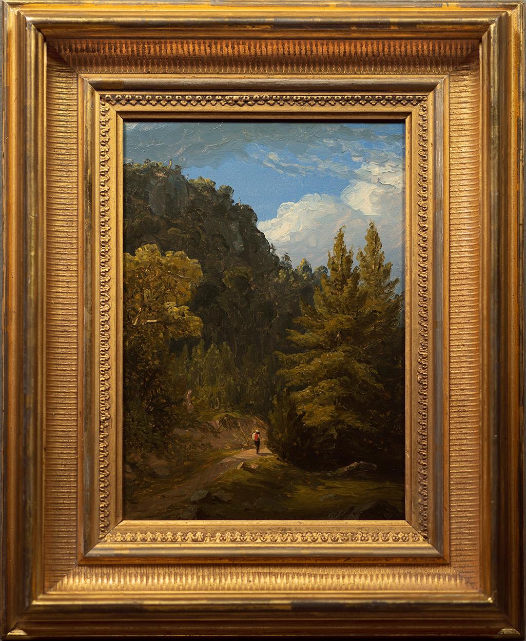 Un sentiero tra le montagne - Painting di Sanford Robinson Gifford