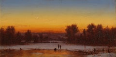 Studie für eine Winterdämmerung