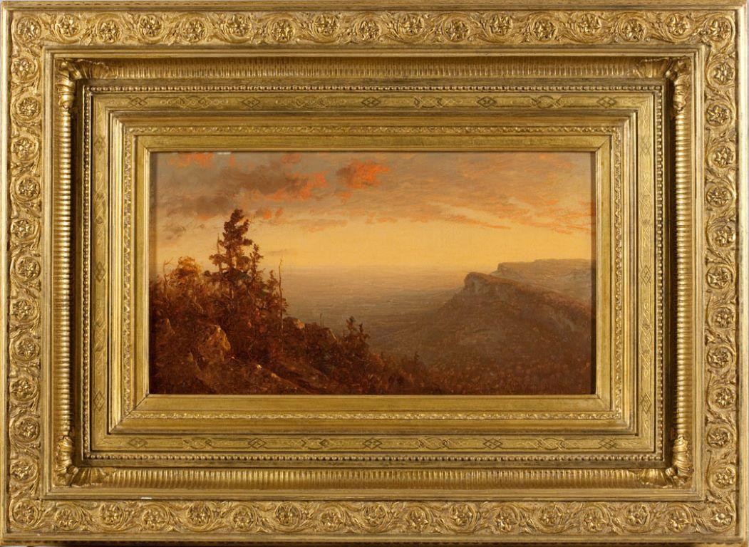 Sunset Over the Shawangunks - Painting by Sanford Robinson Gifford
