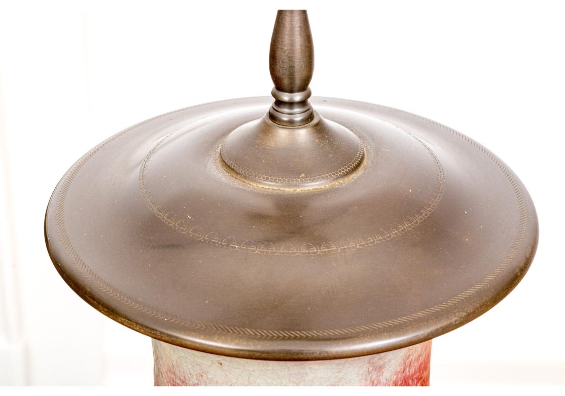 Sang-de-Boeuf Baluster Form Vase Mounted As A Lamp For Sale 3