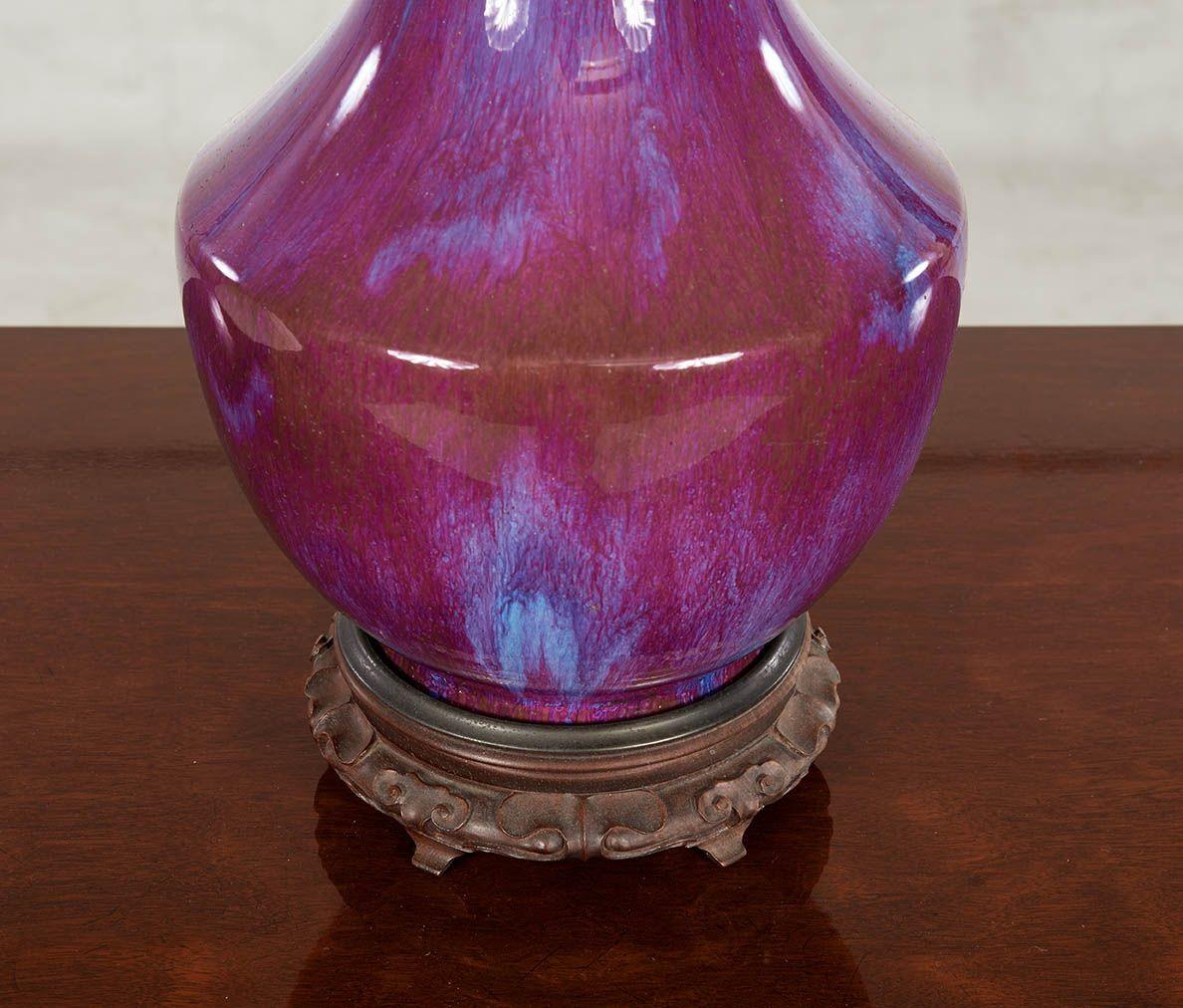 Chinese Export Sang de Boeuf Glazed Table Lamp