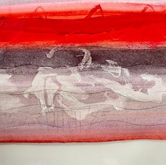 Abstract Expressionist Color Field Painting Indian Artist Sangeeta Reddy