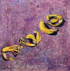 Dance of Delight, Acrylic & Oil on Canvas by Contemporary Indian Artist-In Stock