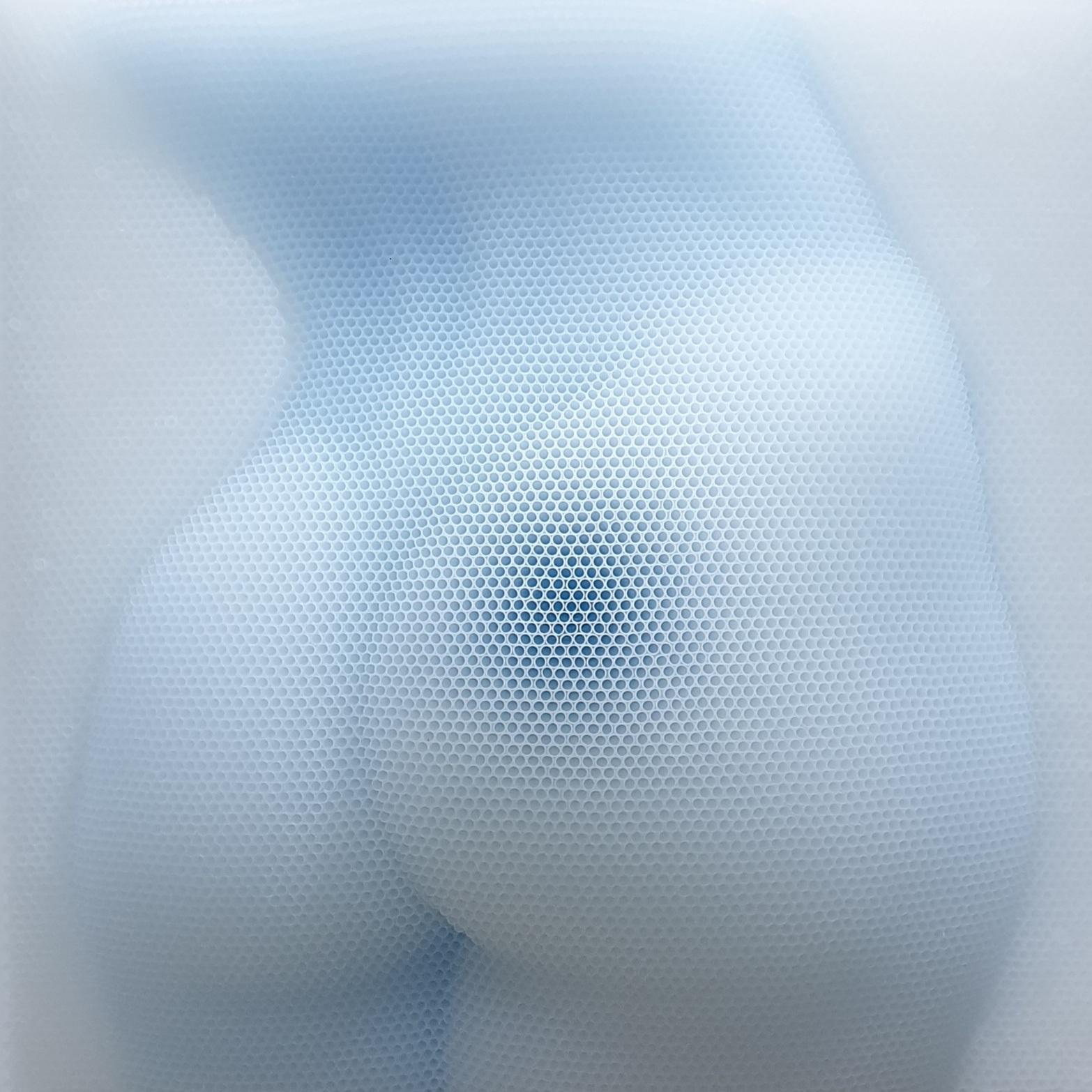 Blue Bottom - Mixed Media Art by Sangsik Hong