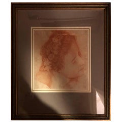 Sanguine 19th Century French School Drawing
