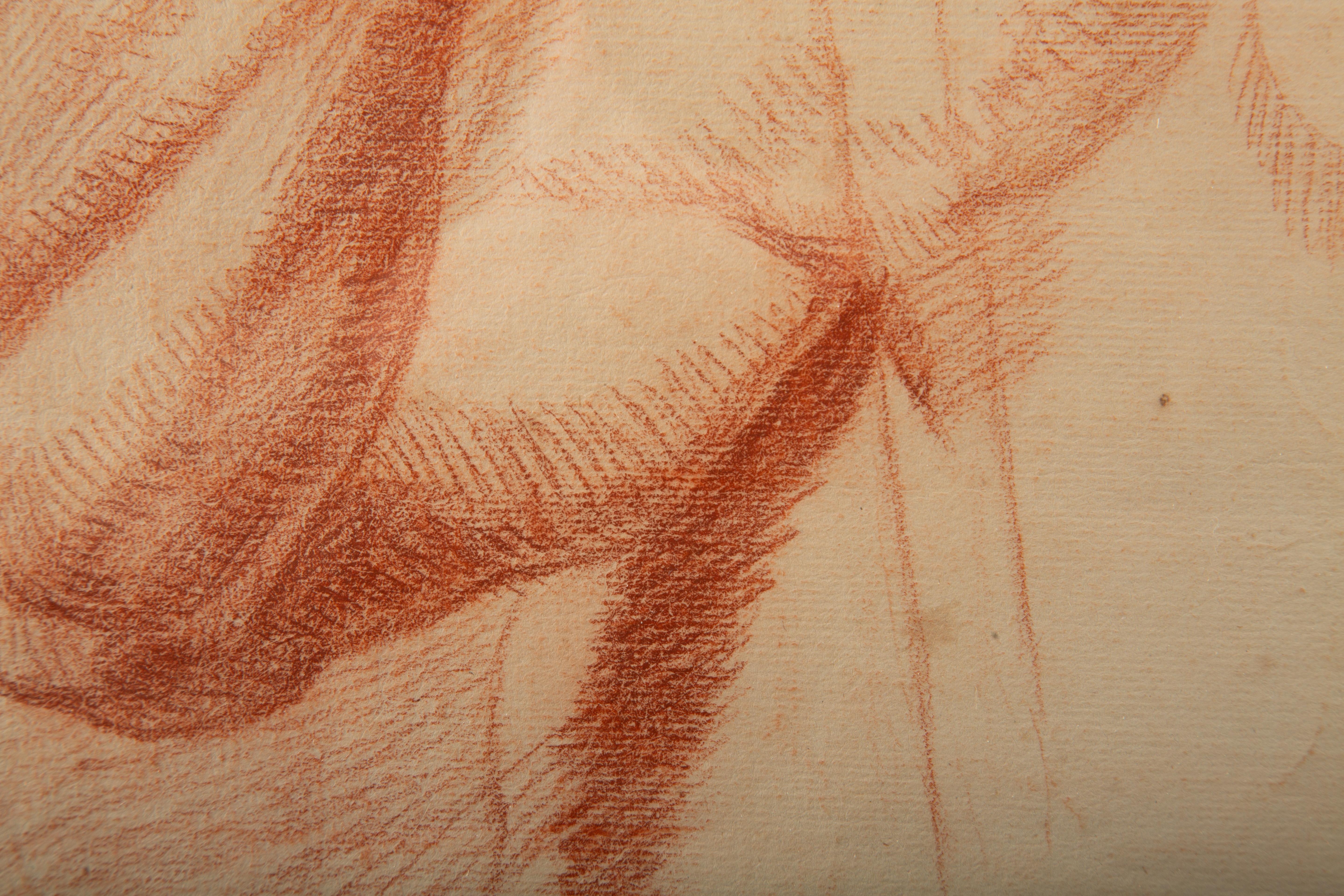 Fino al XVIII secolo Studio accademico di un braccio maschile, 18° secolo in vendita