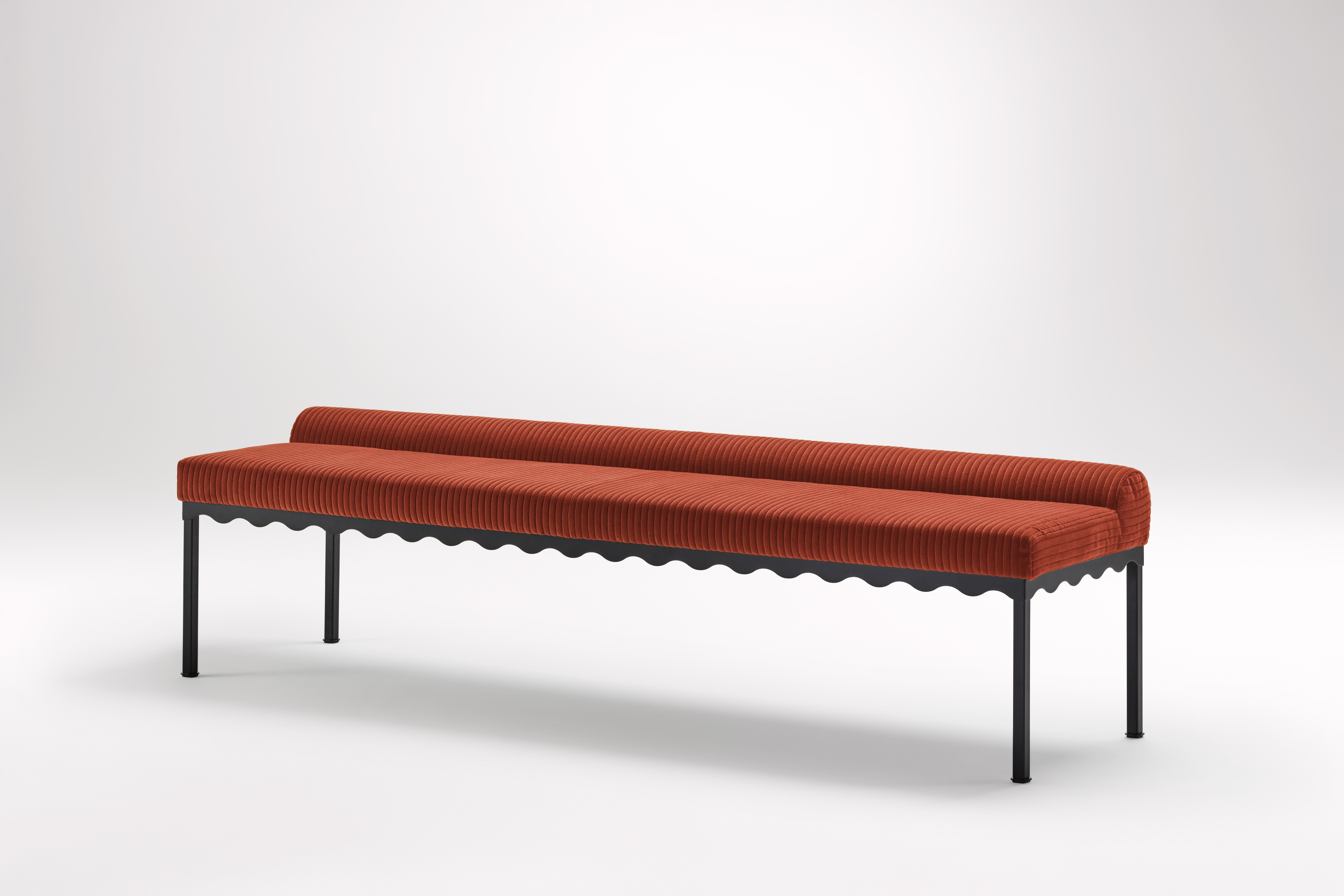 Post-Modern Sanguine Bellini 2040 Bench by Coco Flip For Sale