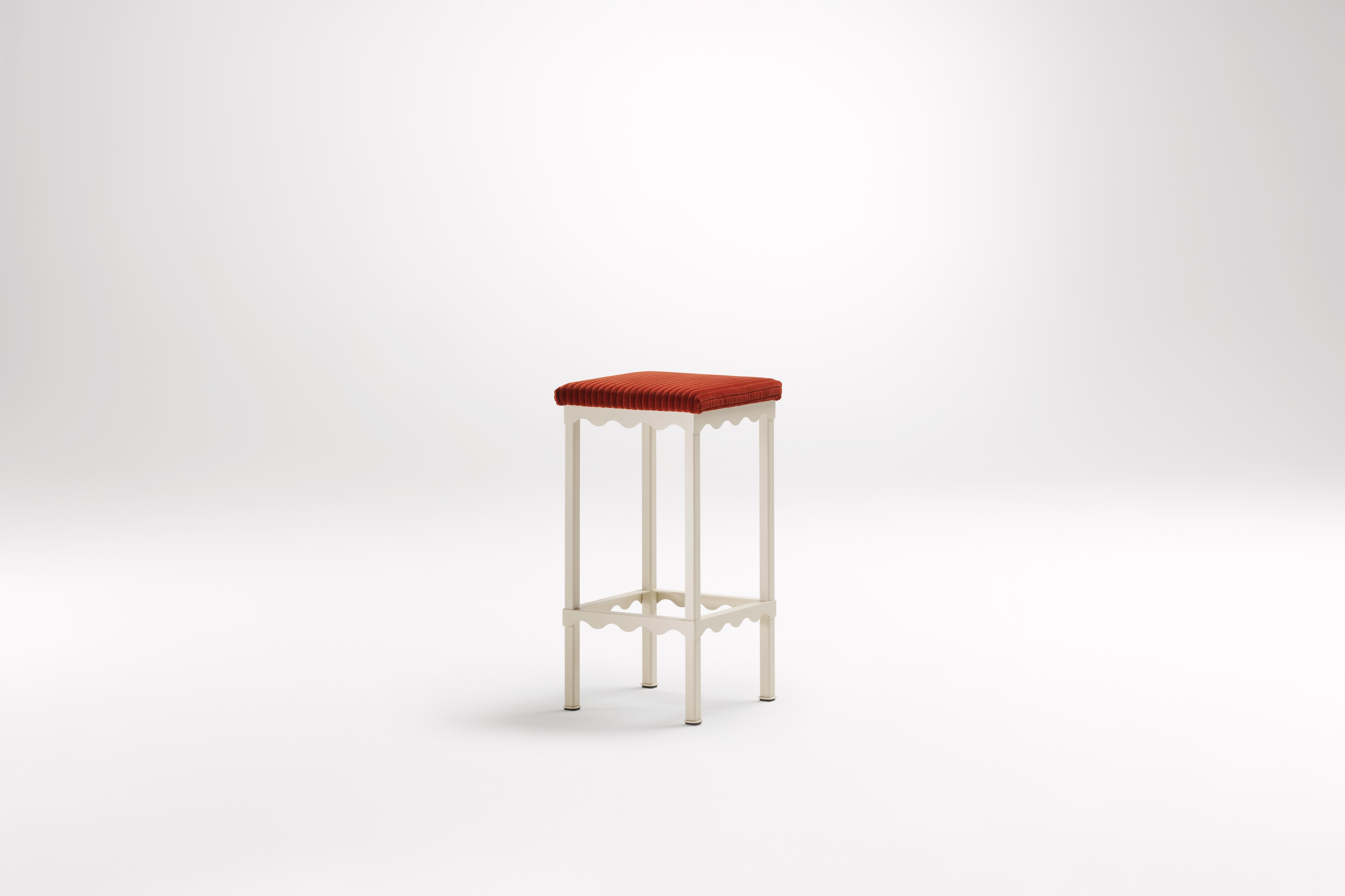 Post-Modern Sanguine Bellini High Stool by Coco Flip For Sale