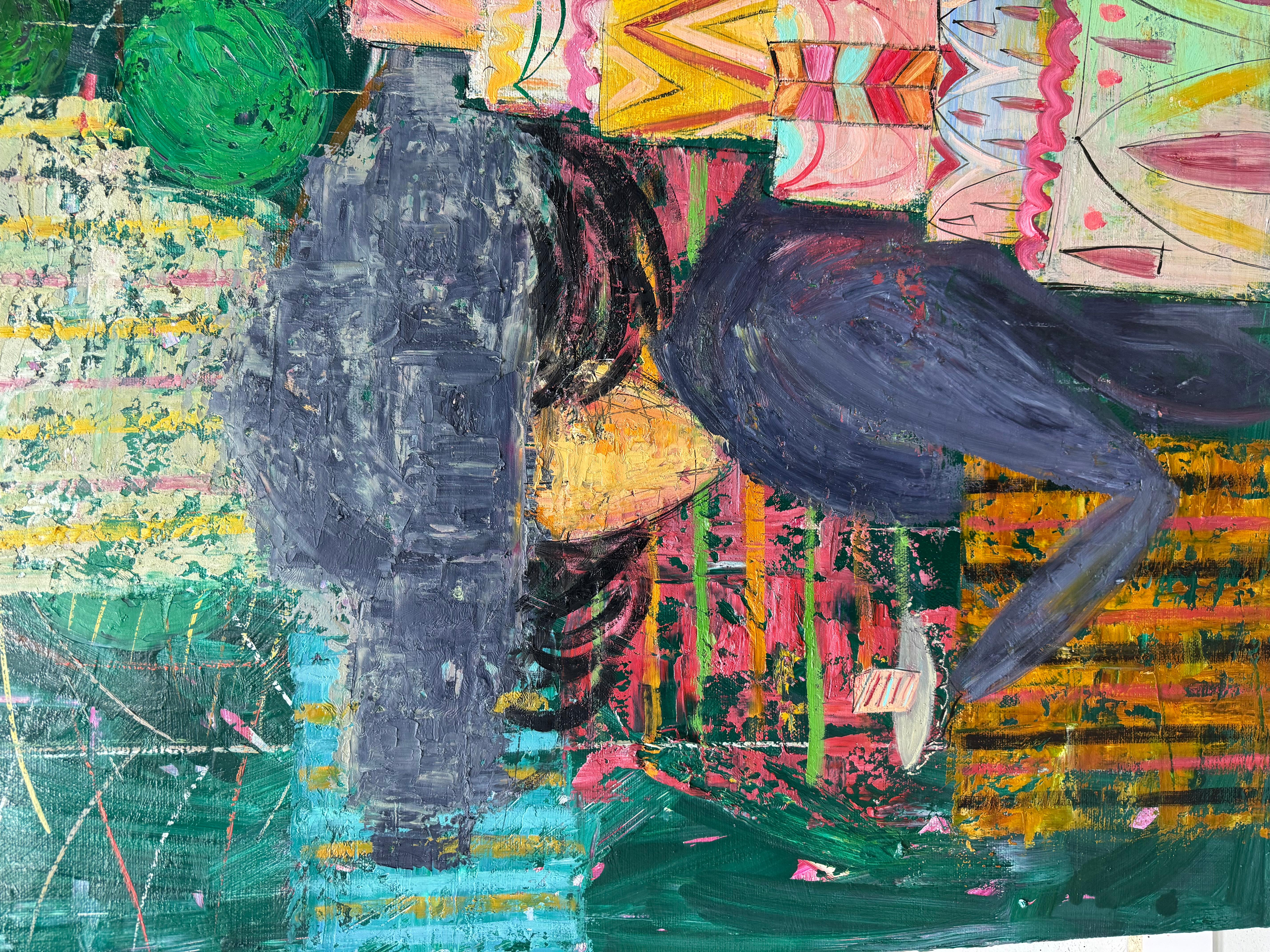 Babylon, 120 x130 cm, huile sur toile en vente 1