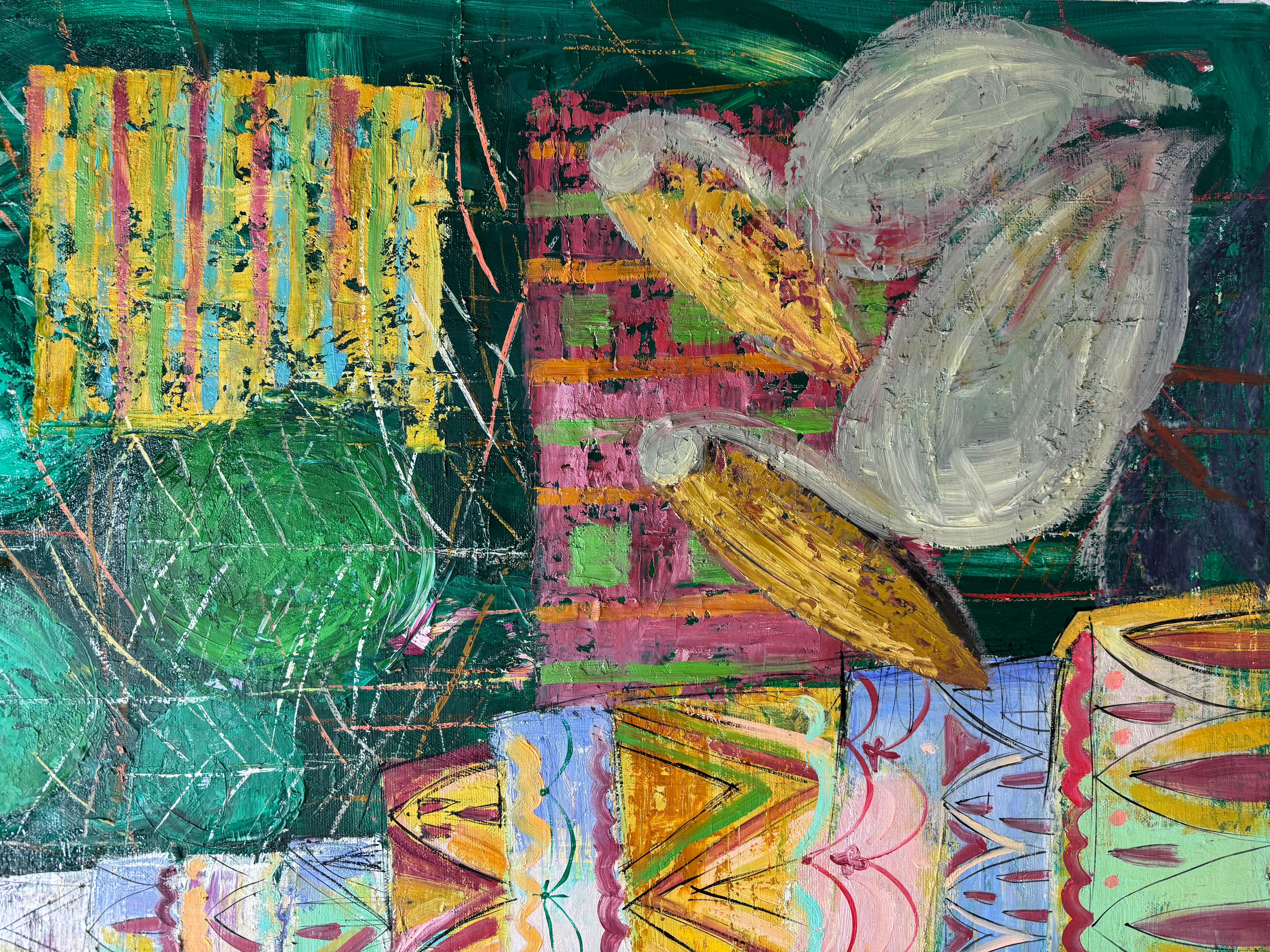 Babylon, 120 x130 cm, huile sur toile en vente 2