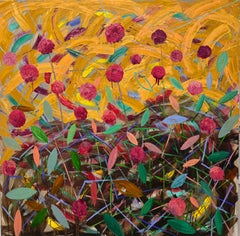 Our little garden, 150x150 cm, oil on canvas