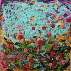 Our little garden 2, 150x150 cm, oil on canvas