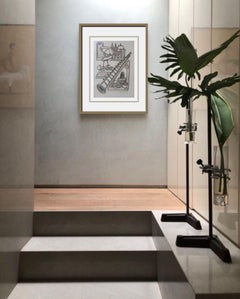 Untitled, Mixed media on paper, Black colour by Contemporary Artist "In Stock"