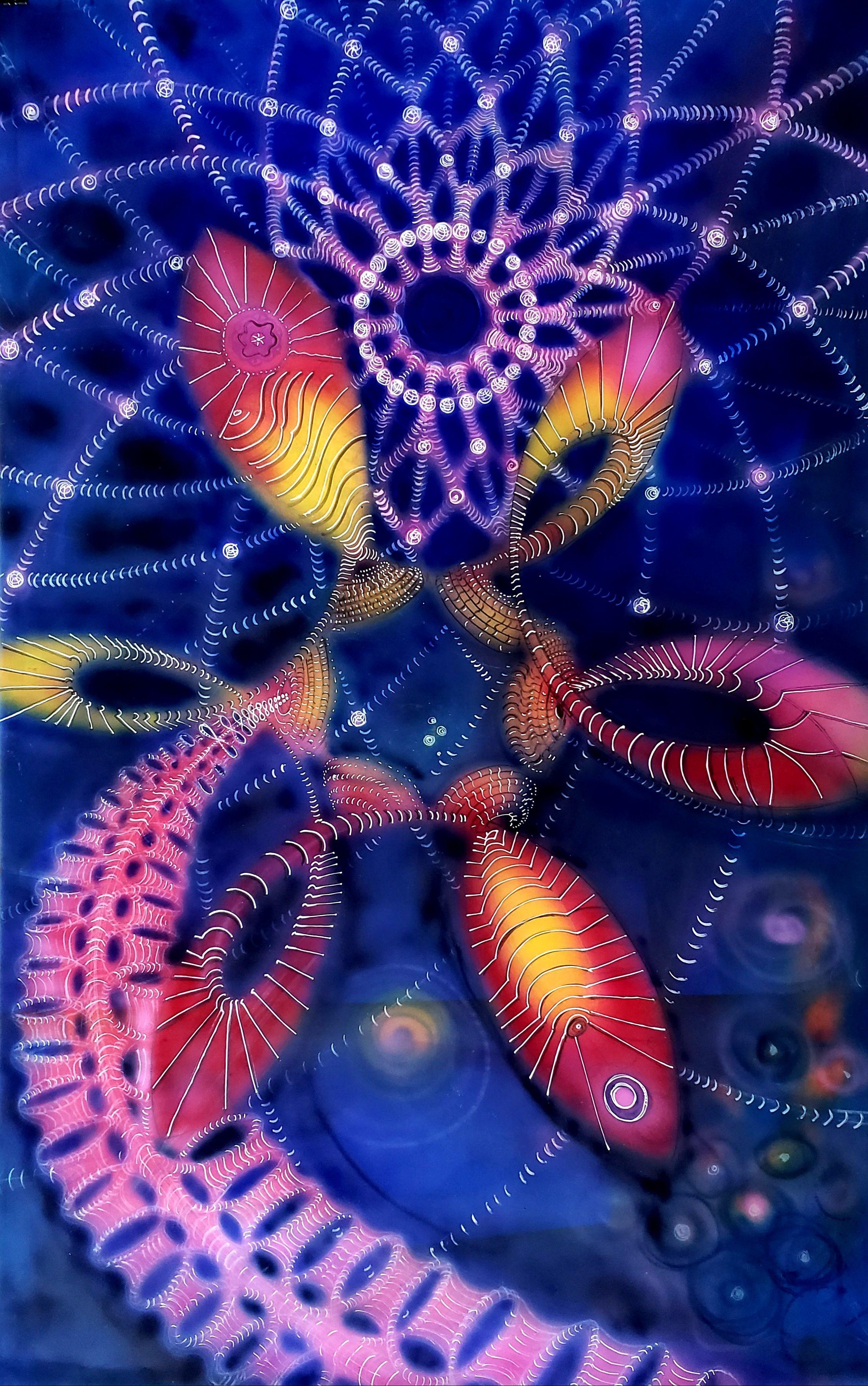 Glorious Light, Mixed Media on Paper