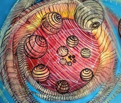 Un monde dans un monde, techniques mixtes sur papier