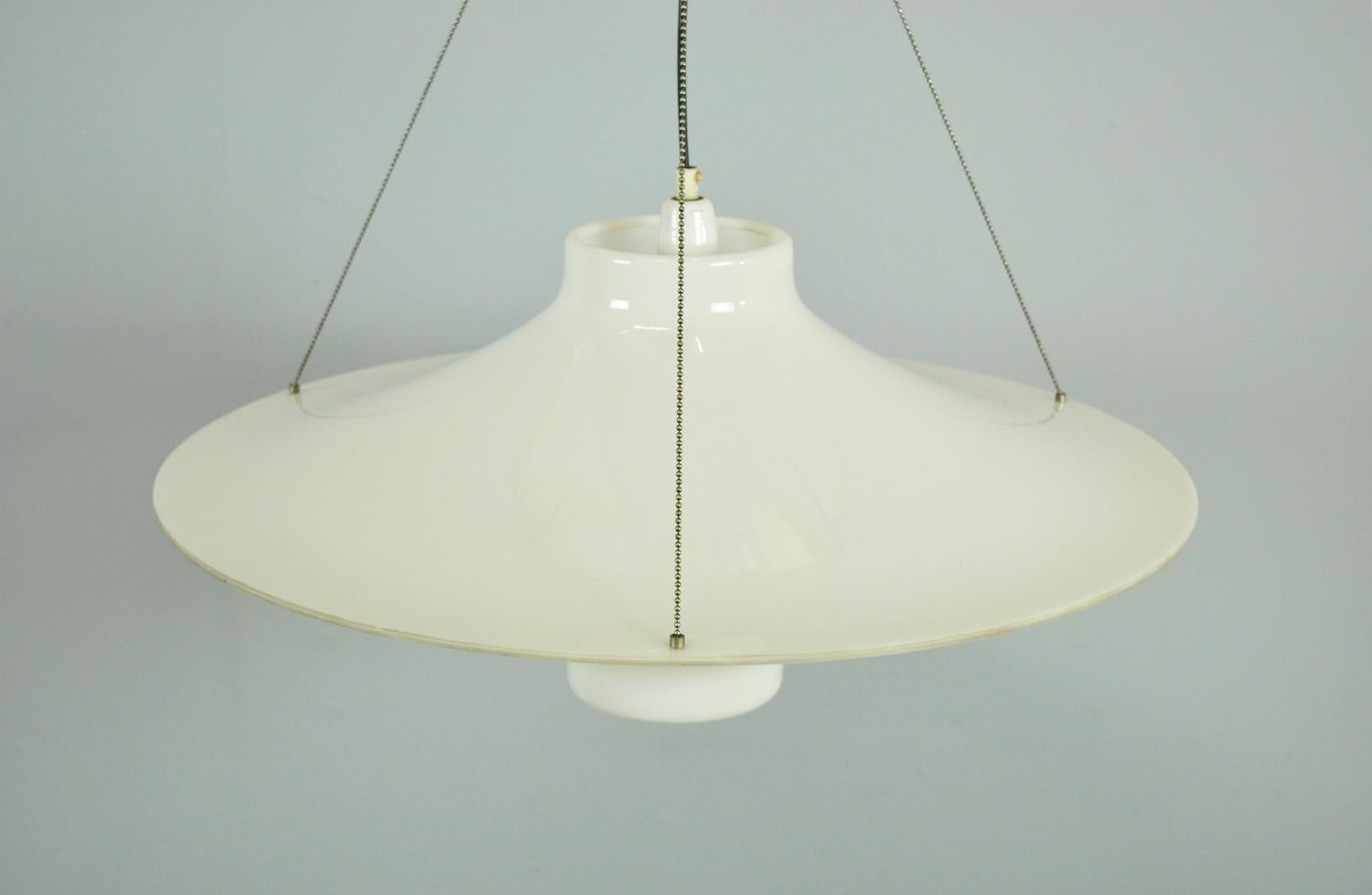 Scandinavian Modern SANKA / Sky Flyer pendant lamp by Yki Nummi, Finland 1959 For Sale