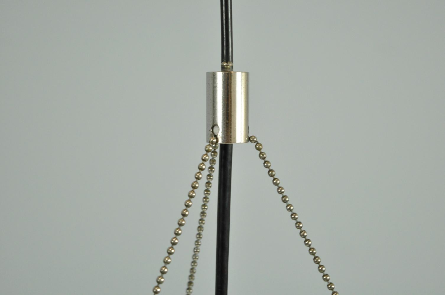 Acrylic SANKA / Sky Flyer pendant lamp by Yki Nummi, Finland 1959 For Sale