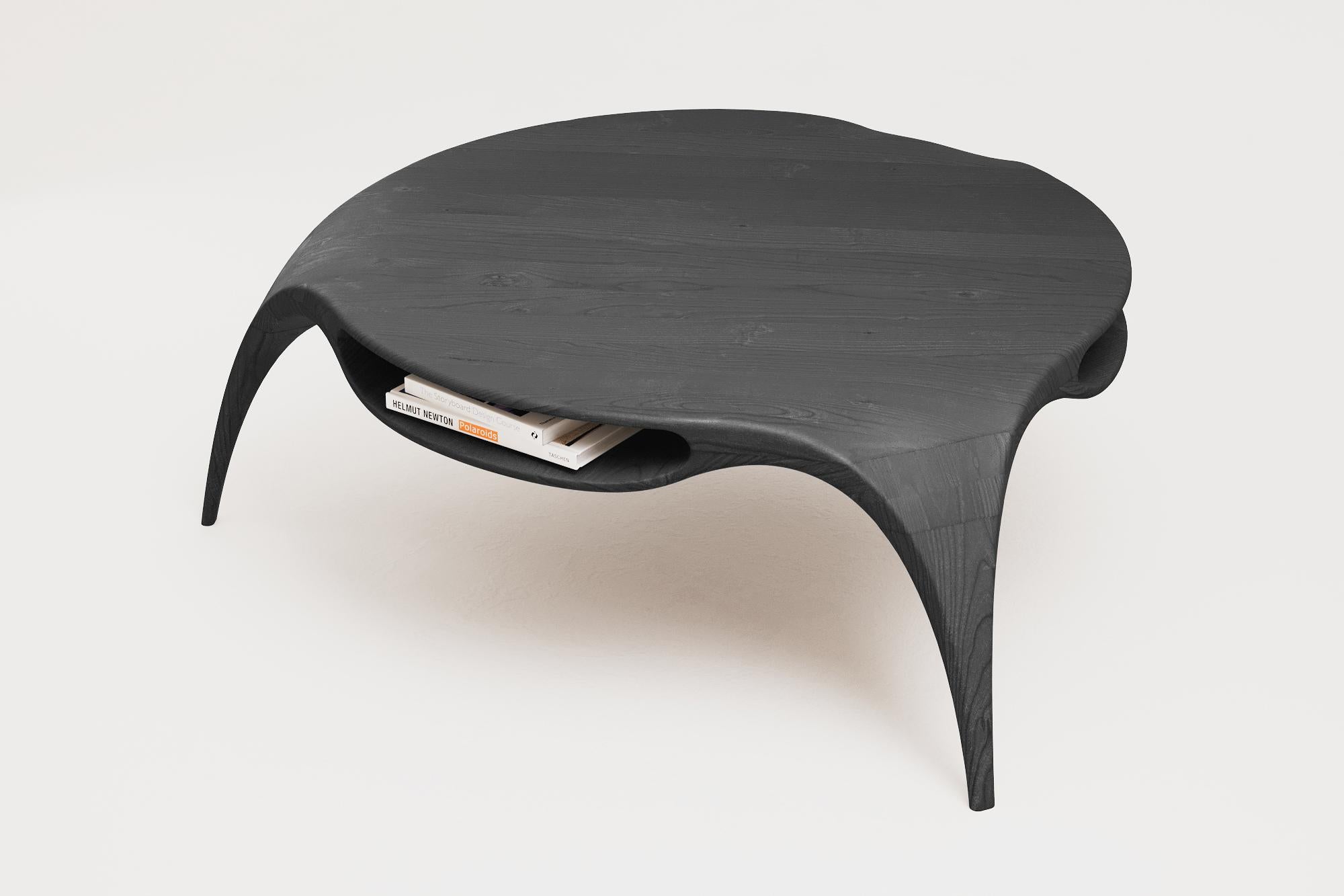 Modern Sankao Coffee Table in Ash Wood by Henka Lab For Sale