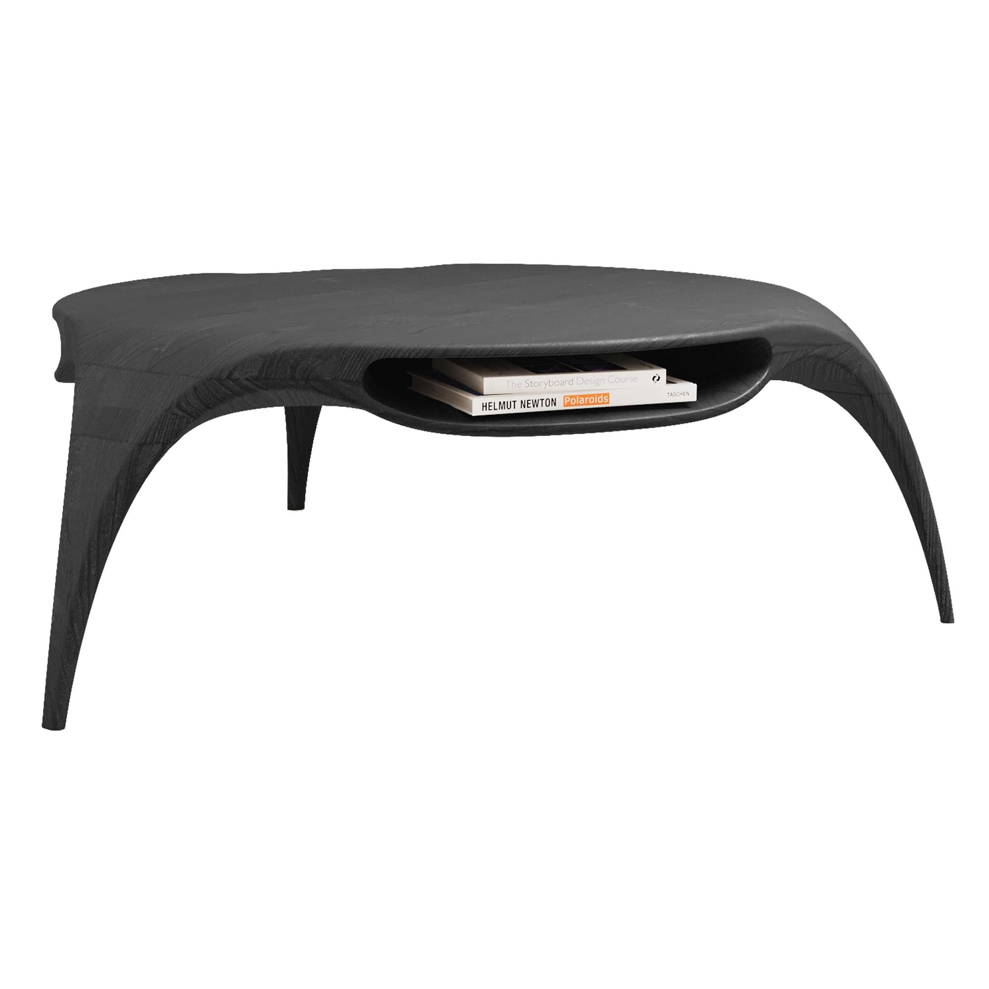 Mesa baja Sankao de madera de fresno by Henka Lab