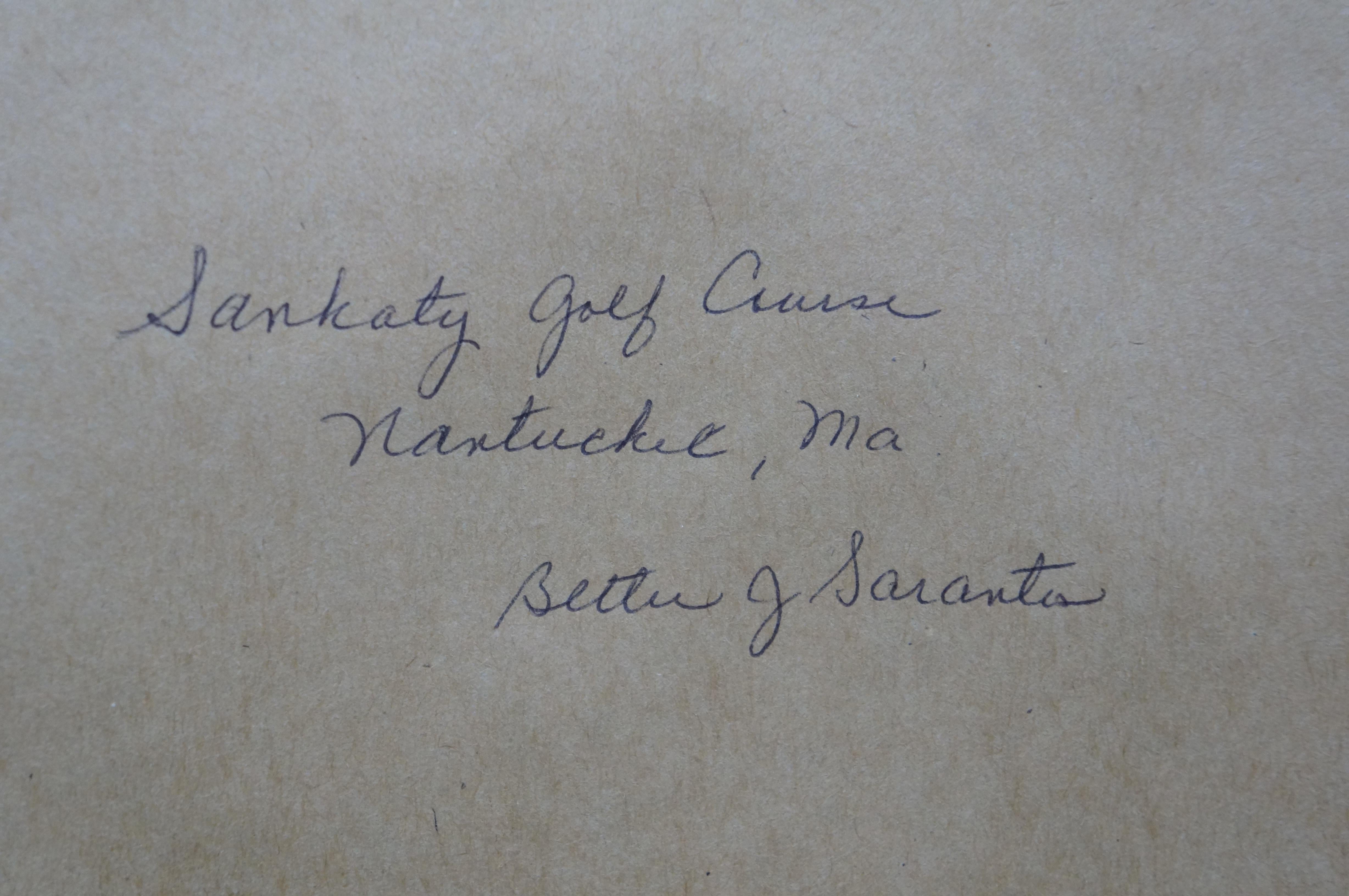 Sankaty Golf Course Nantucket, MA Öl-Landschaftsgemälde Bettie J. Sarantos im Angebot 4