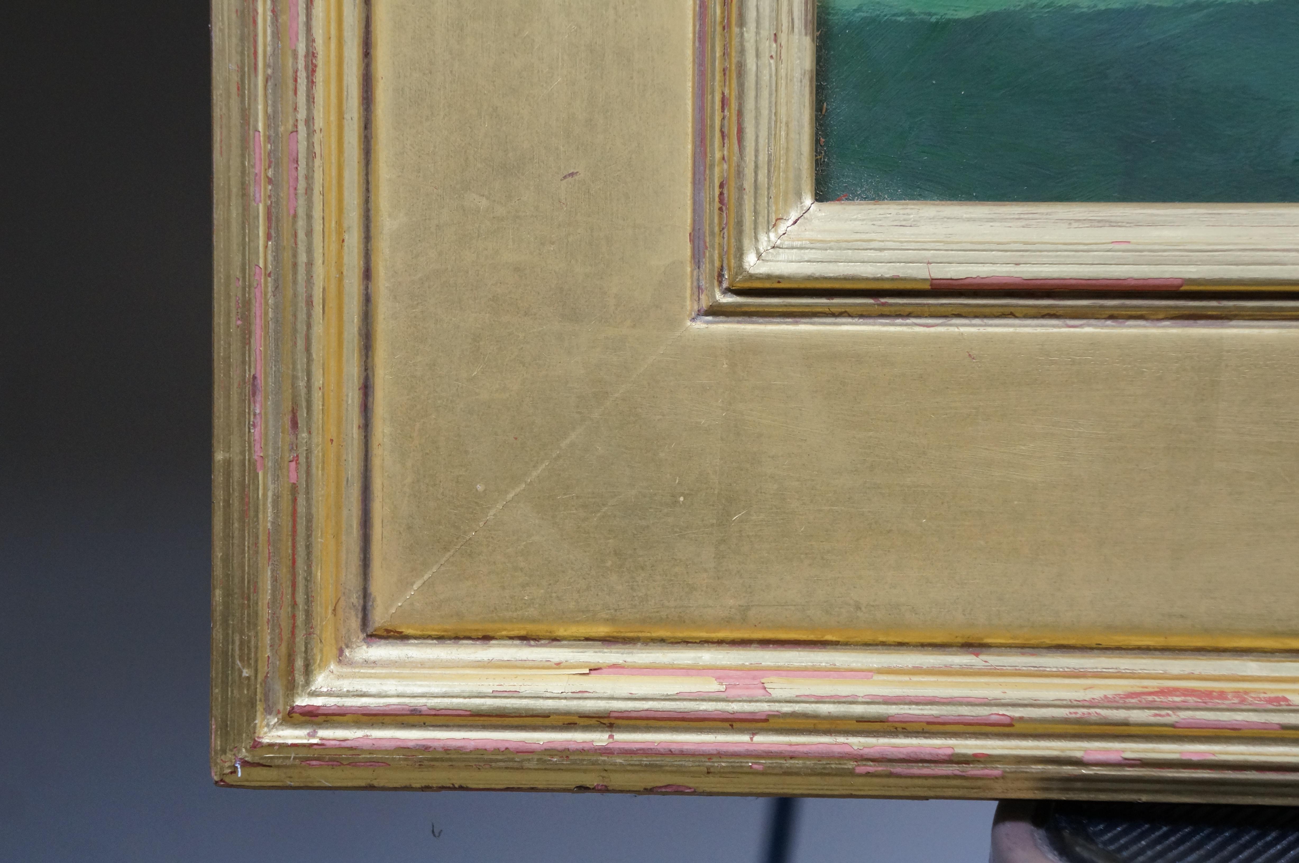 Sankaty Golf Course Nantucket, MA Öl-Landschaftsgemälde Bettie J. Sarantos im Zustand „Gut“ im Angebot in Dayton, OH