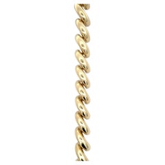 SanMarco 14 Karat Yellow Gold Link Bracelet 59.6 Grams Medium Size