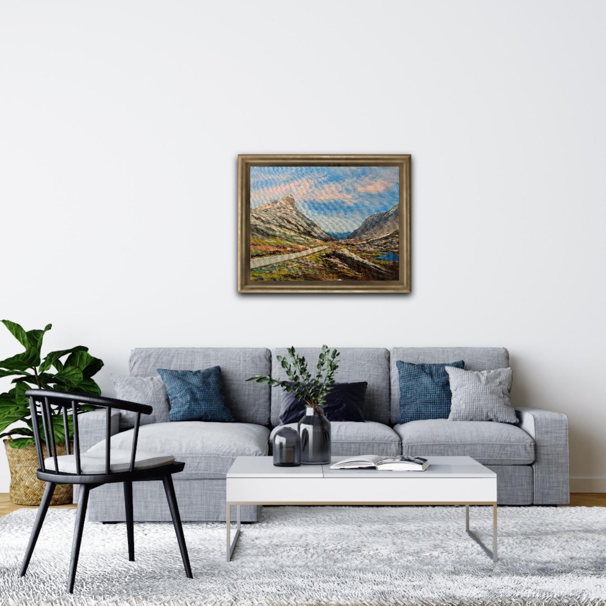 Montañas de Noruega. Horizontal, interior, azul, naturaleza, Bleka en venta 3