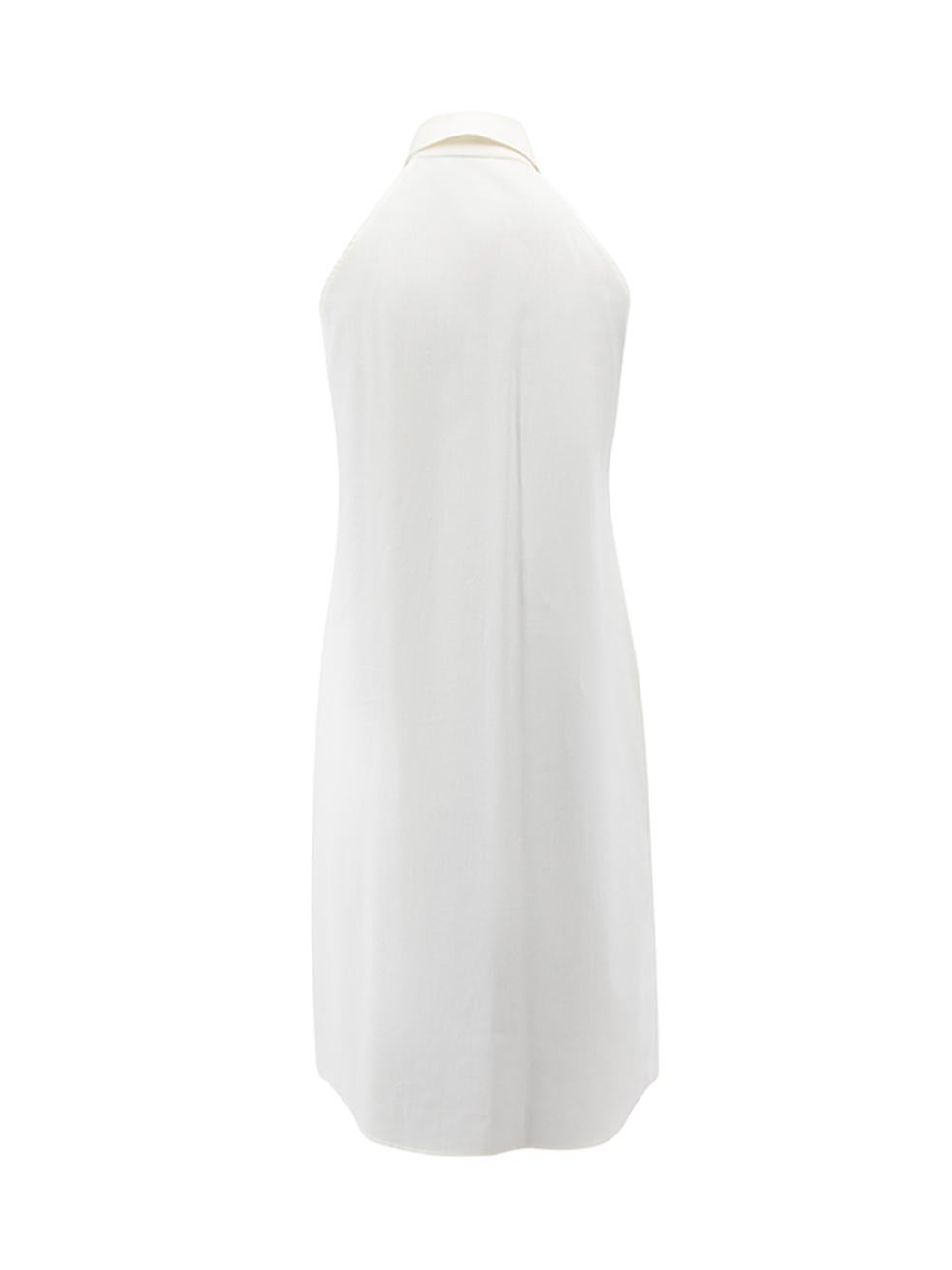 Sanne Women's Cream Quilt Panel Mini Dress In Good Condition In London, GB