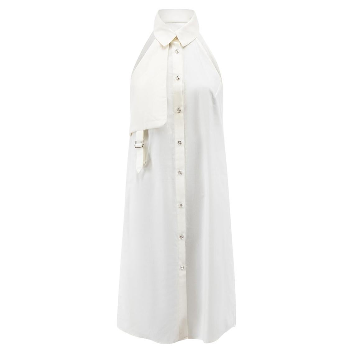 Sanne Women's Cream Quilt Panel Mini Dress For Sale