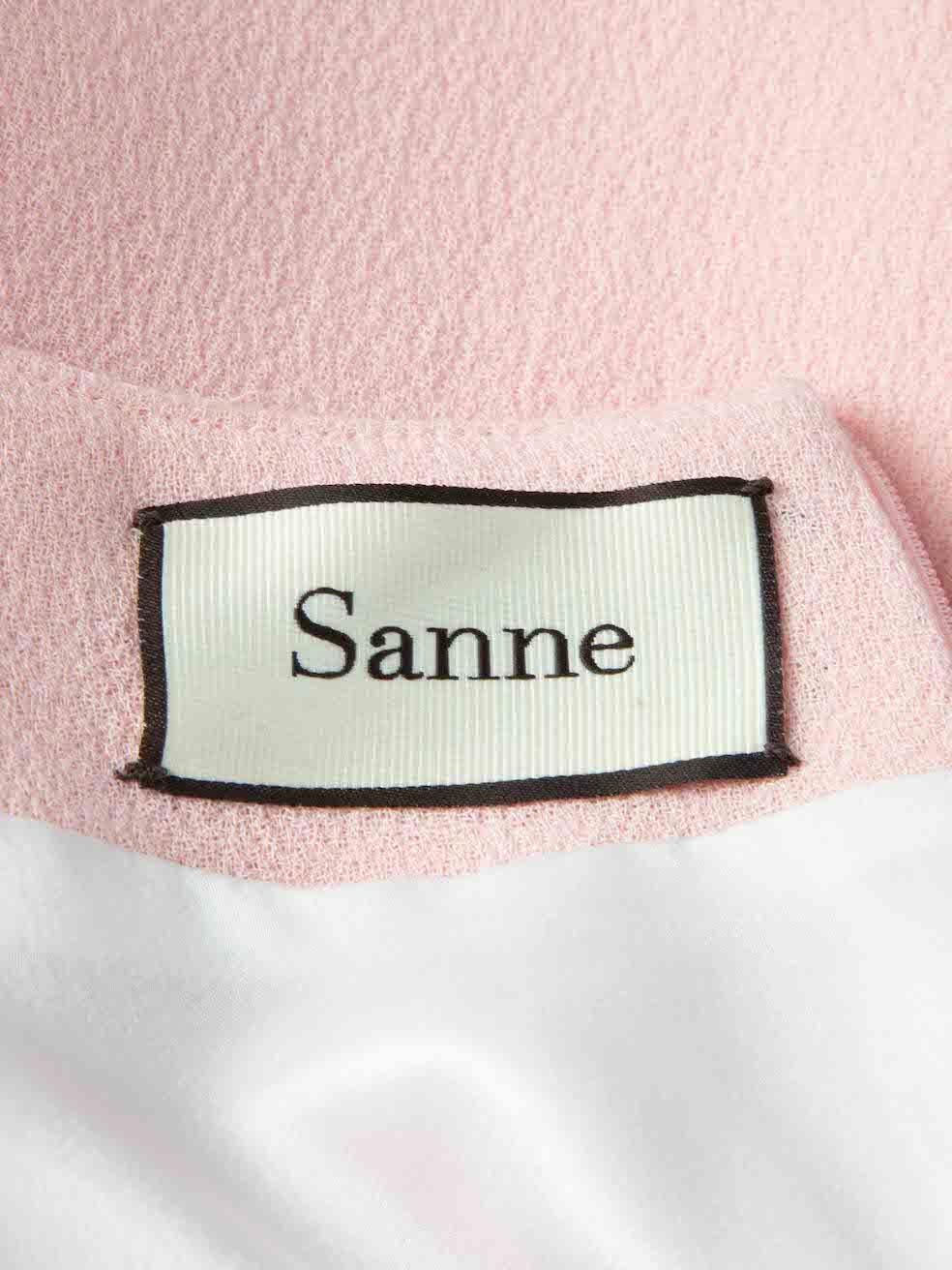 Sanne Women's Pink Fringe Accent Mini Skirt 1