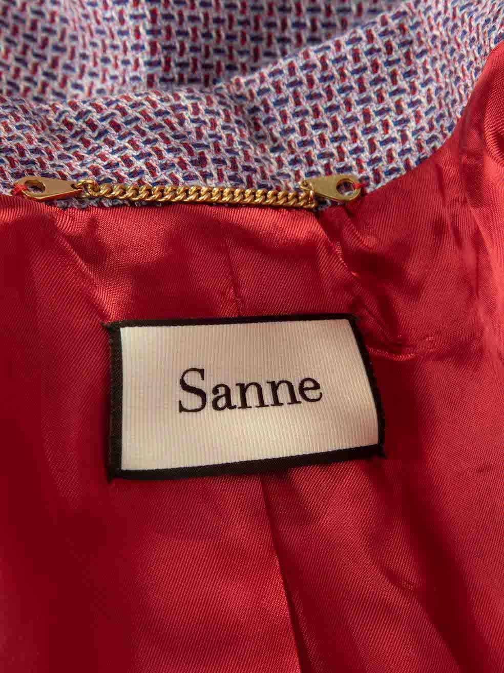 Sanne Women's Purple Midi Skirt Suit Set 1