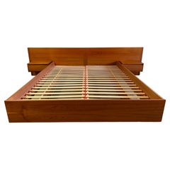 Sannemann Møbelfabrik Danish Teak Platform Queen Size Bed