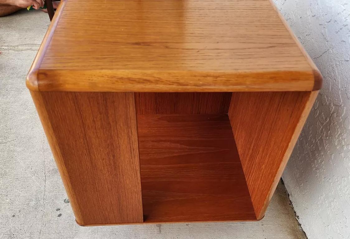 Sannemann Teak Nightstands Side Tables Danish 1970s Pair For Sale 5