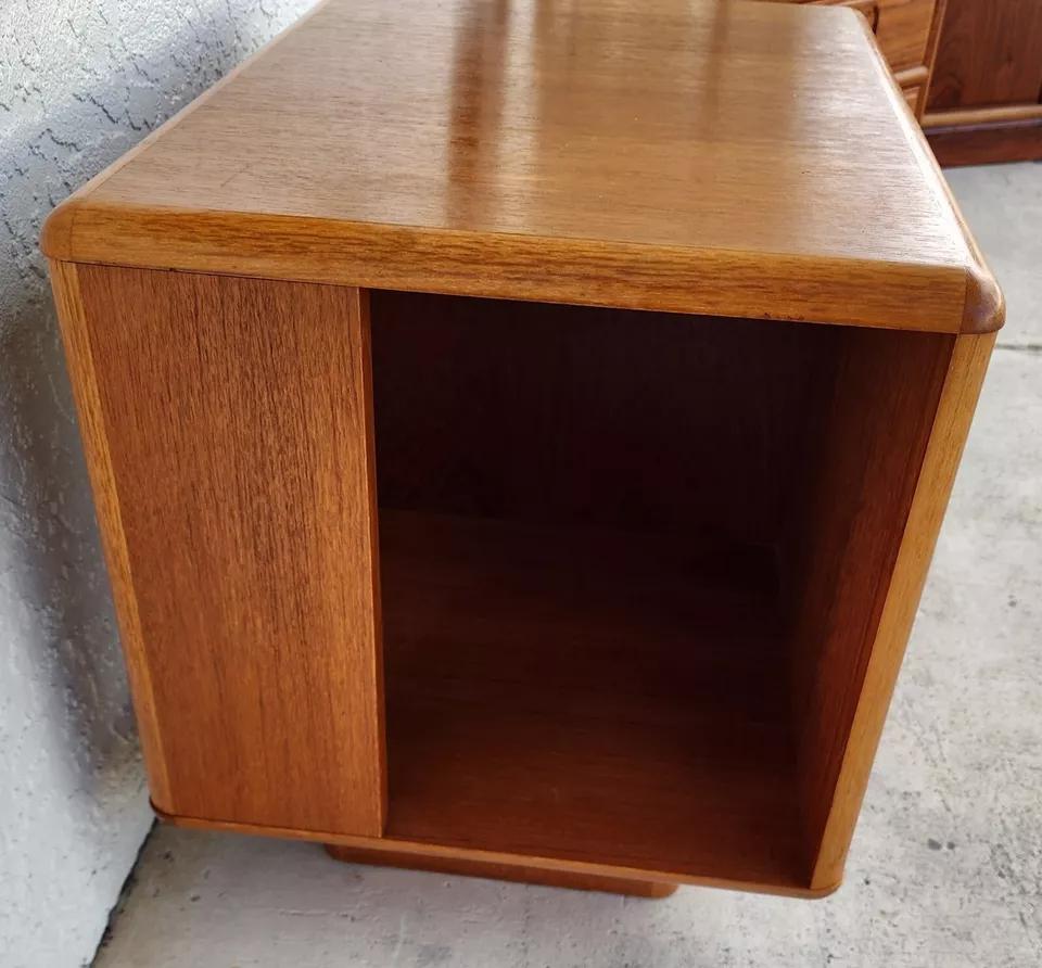 Sannemann Teak Nightstands Side Tables Danish 1970s Pair For Sale 4