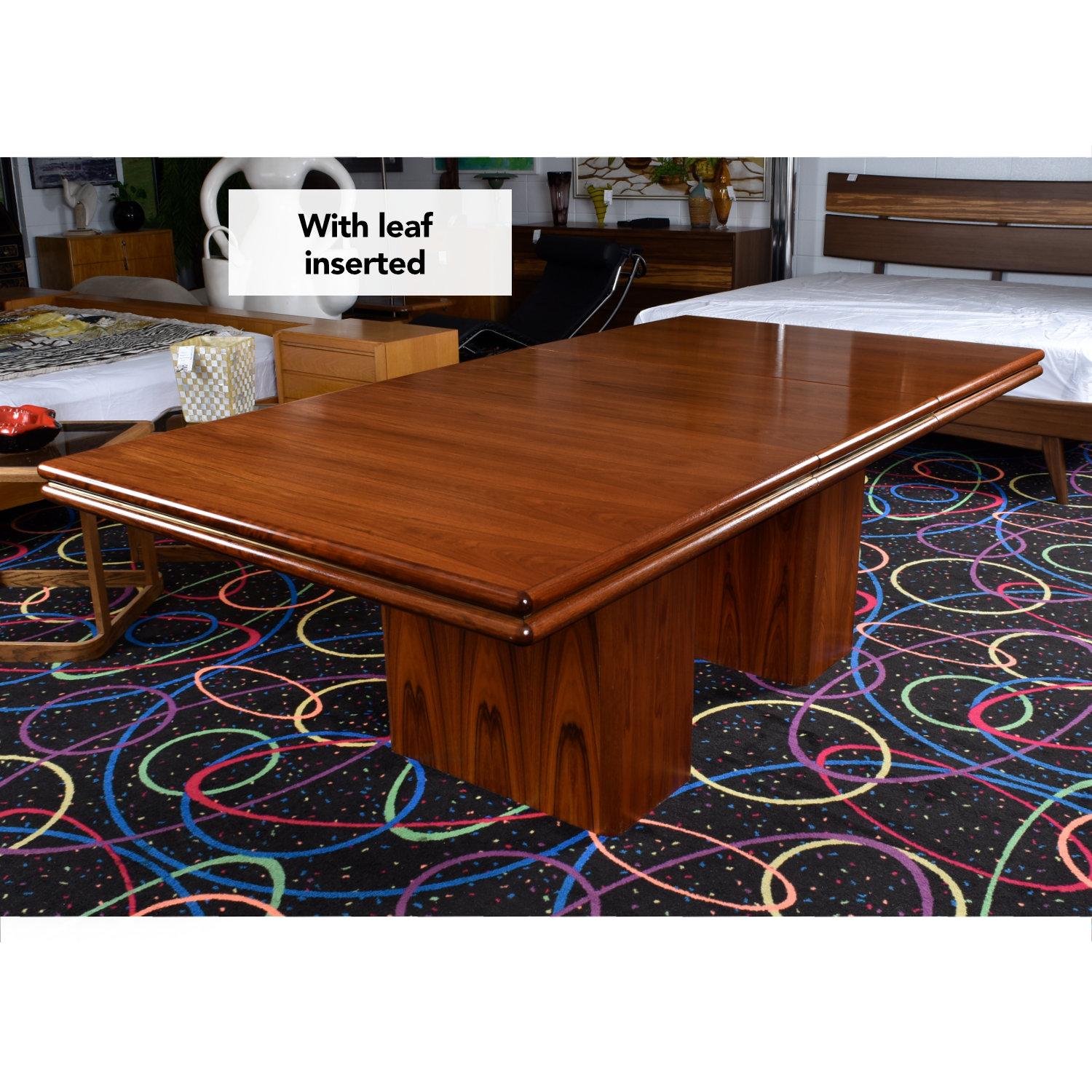 Sannemanns Møbelfabrik Table de salle à manger extensible en palissandre danois en vente 6