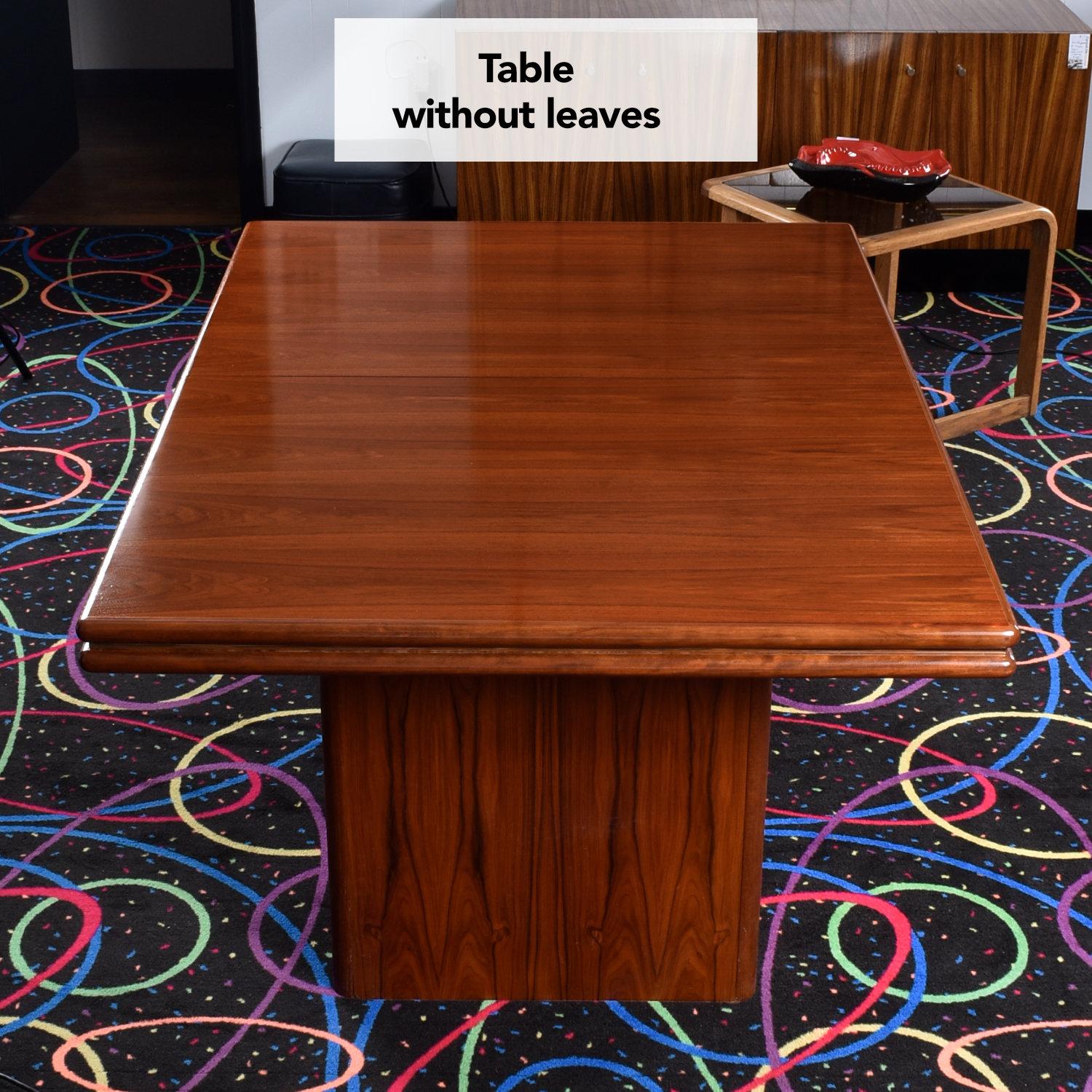 Danois Sannemanns Møbelfabrik Table de salle à manger extensible en palissandre danois en vente