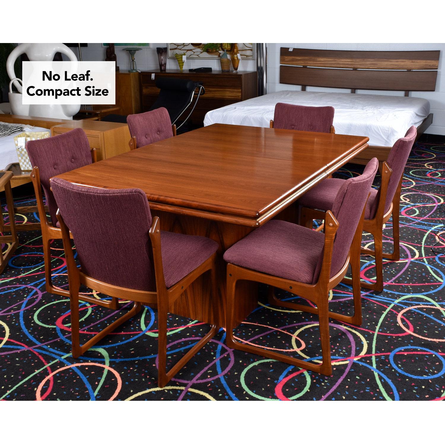 Bois de rose Sannemanns Møbelfabrik Table de salle à manger extensible en palissandre danois en vente