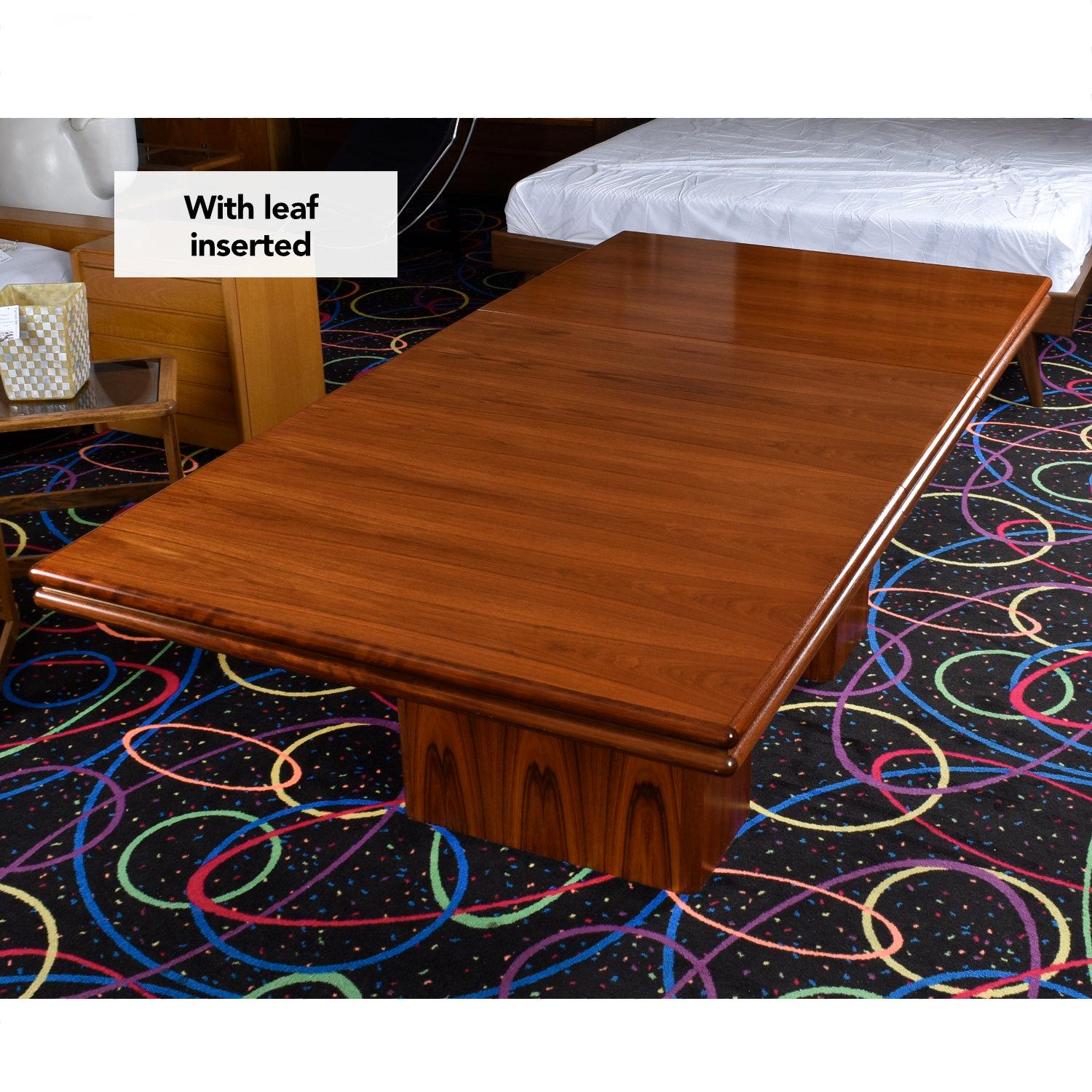 Sannemanns Møbelfabrik Table de salle à manger extensible en palissandre danois en vente 2
